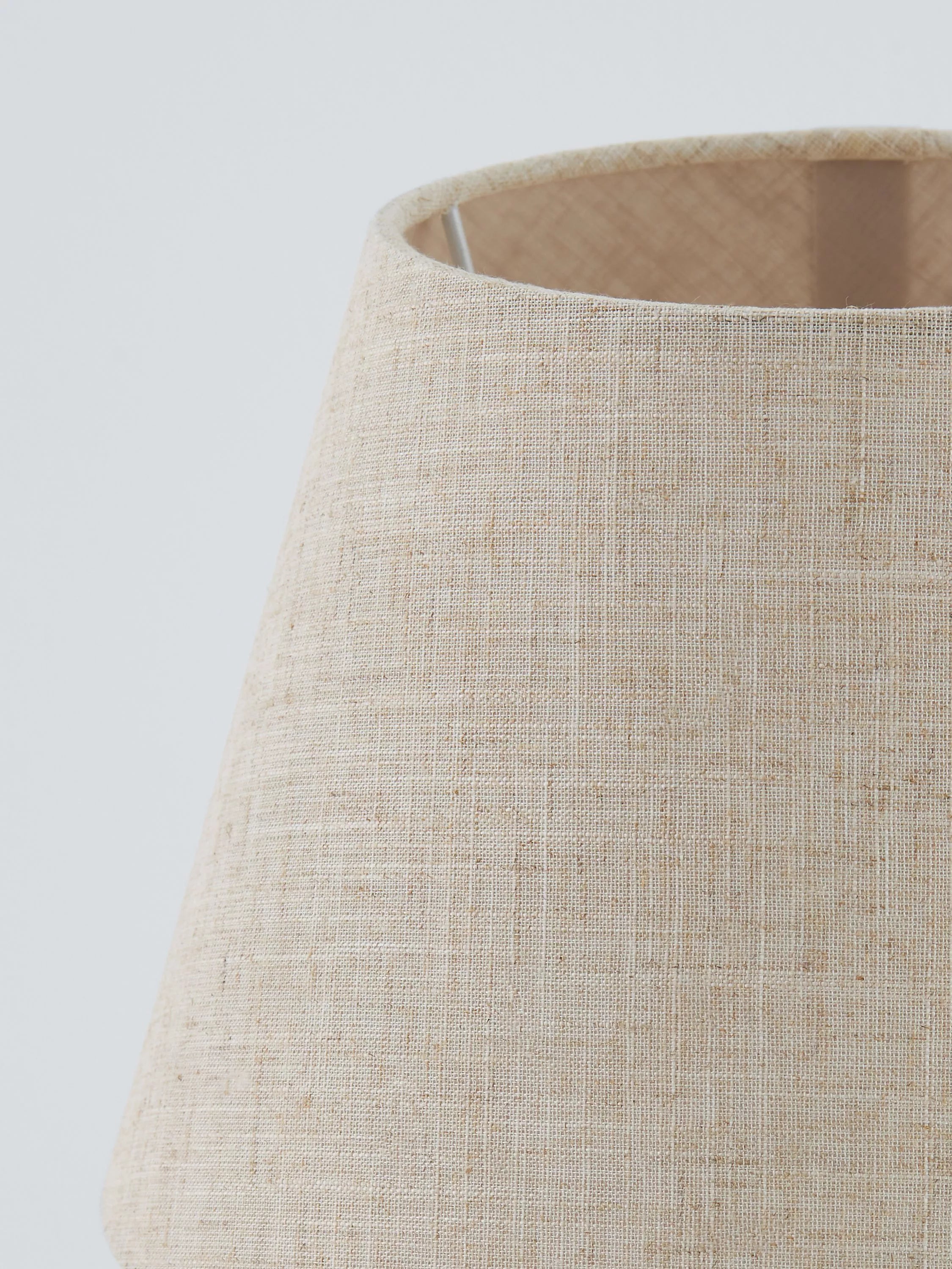 John Lewis candlestick table lamp white 46cm - British product