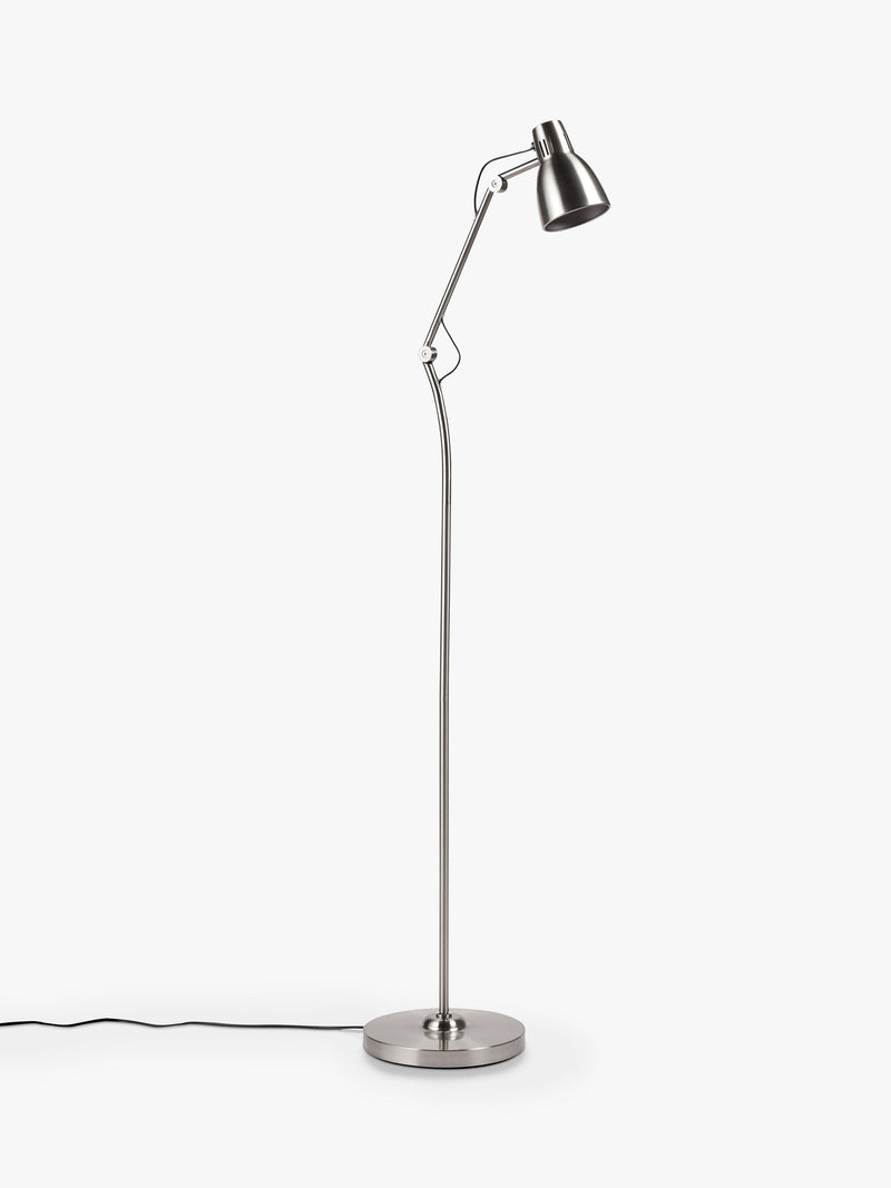 John Lewis Tony floor lamp adjustable head steel, UK version