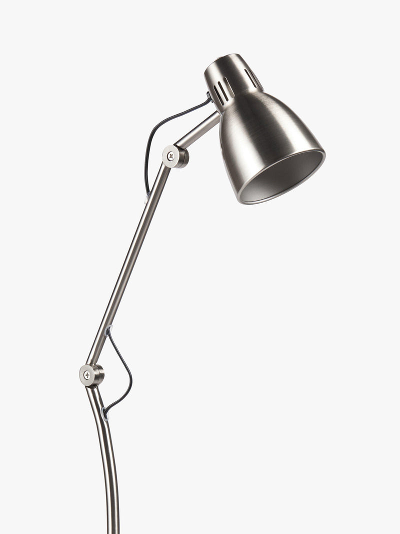 John Lewis Tony floor lamp adjustable head steel, UK version