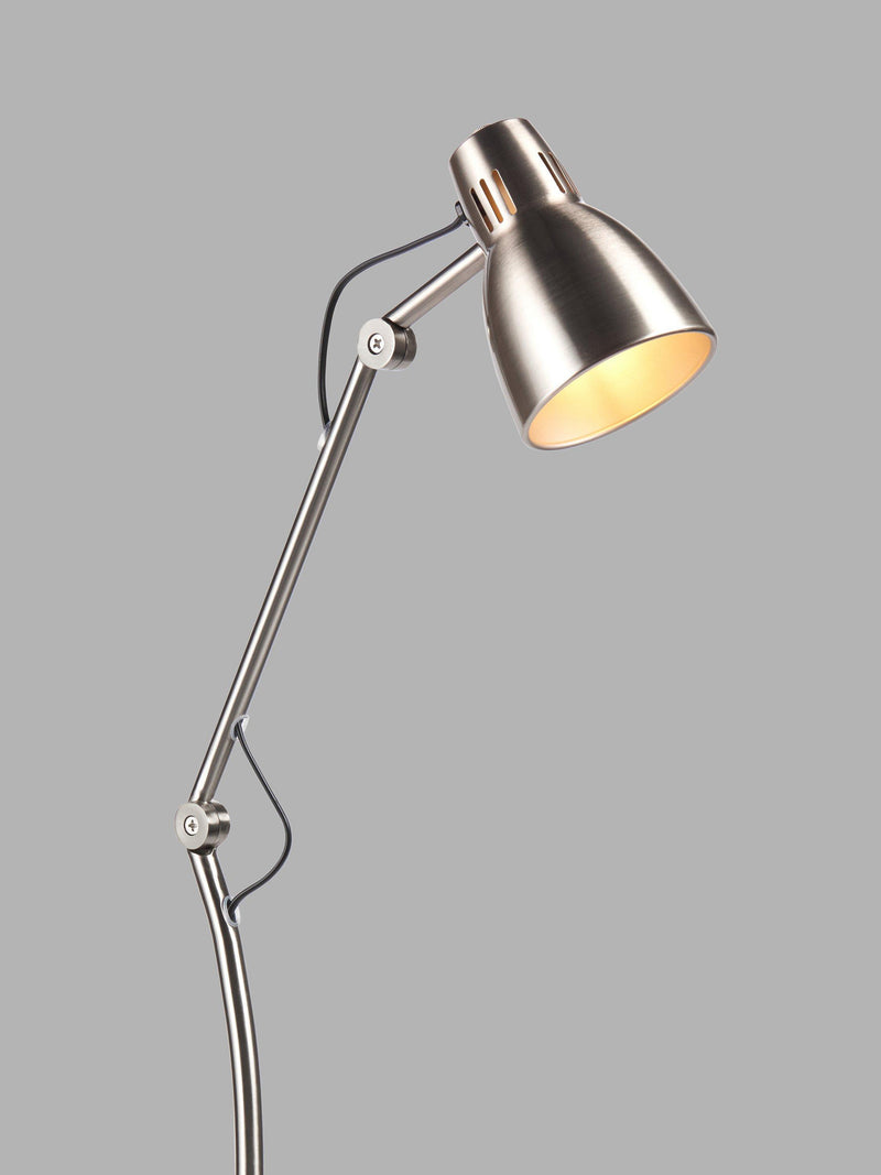 John Lewis Tony floor lamp adjustable head steel, UK version