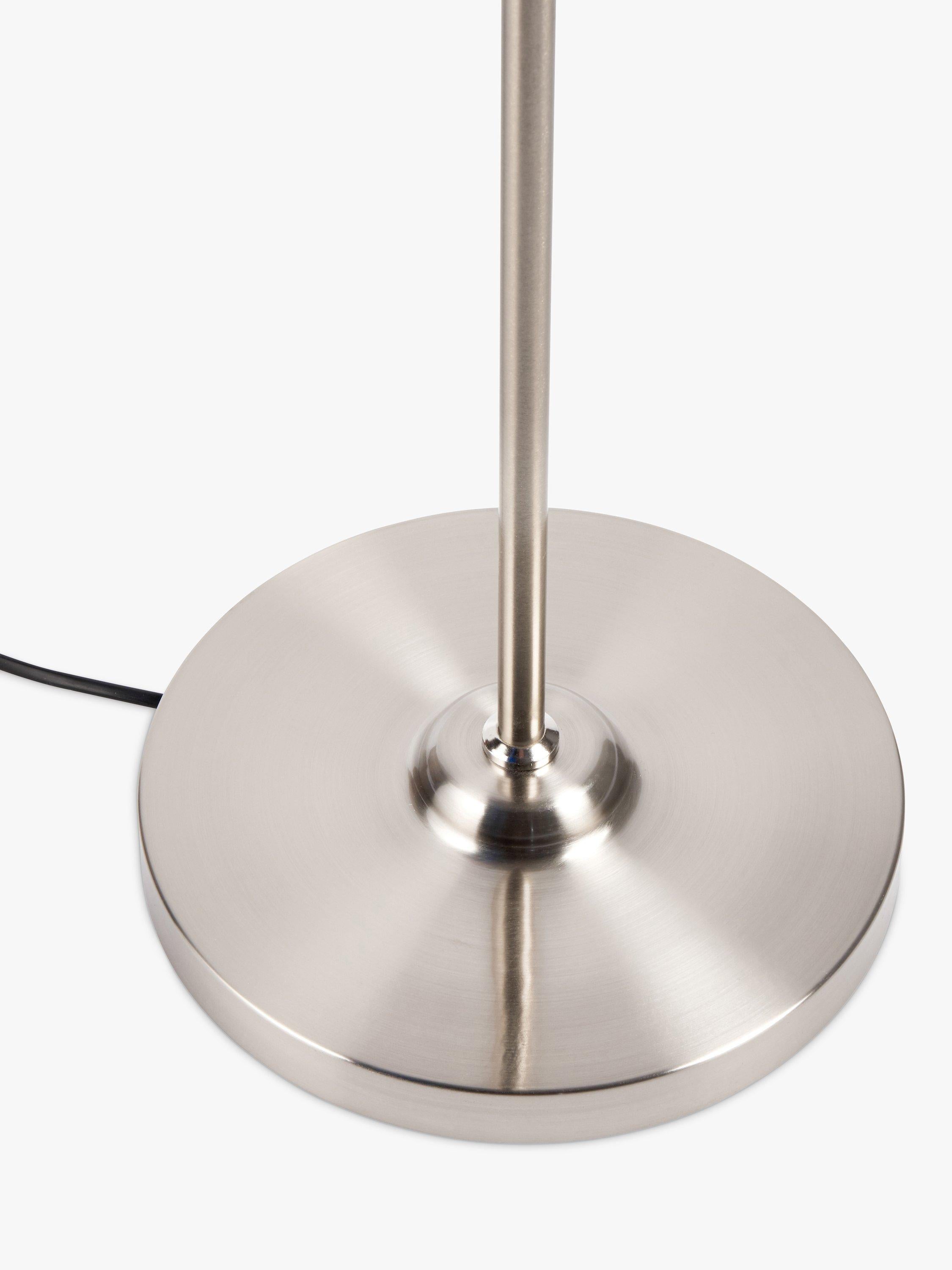 John Lewis Tony floor lamp adjustable head steel, UK version