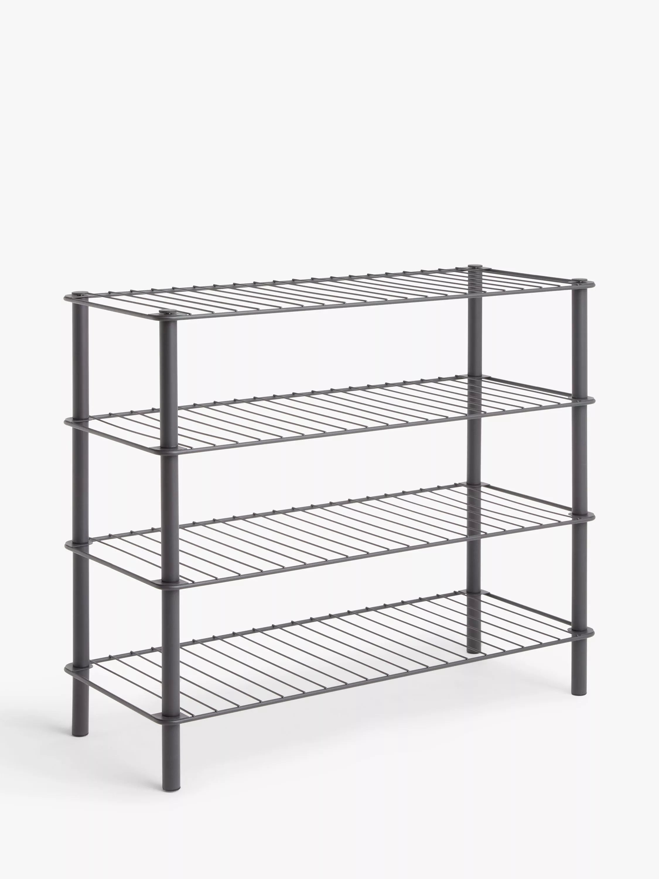 John Lewis 4 tier shoe rack grey - UK version