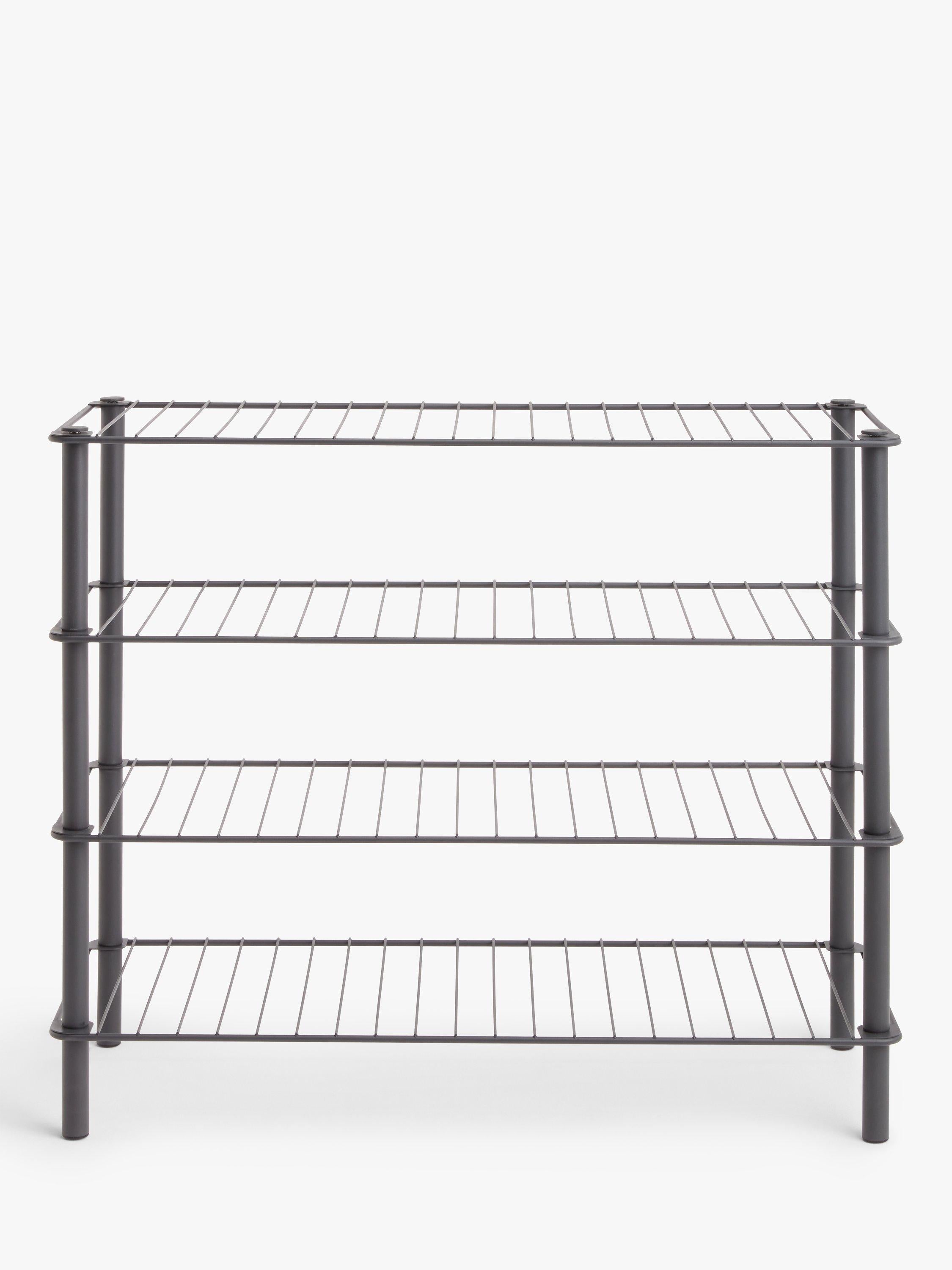 John Lewis 4 tier shoe rack grey - UK version