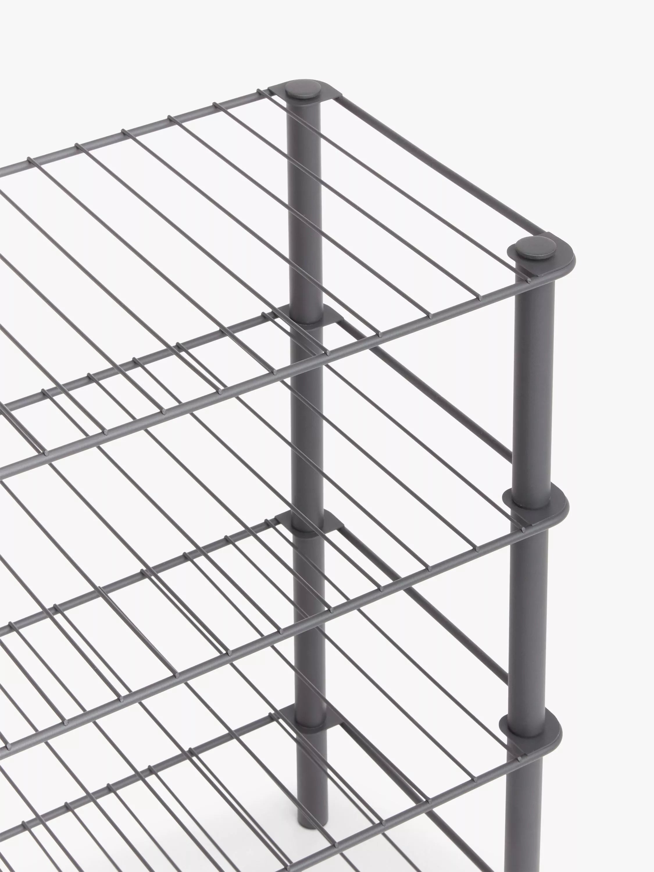 John Lewis 4 tier shoe rack grey - UK version