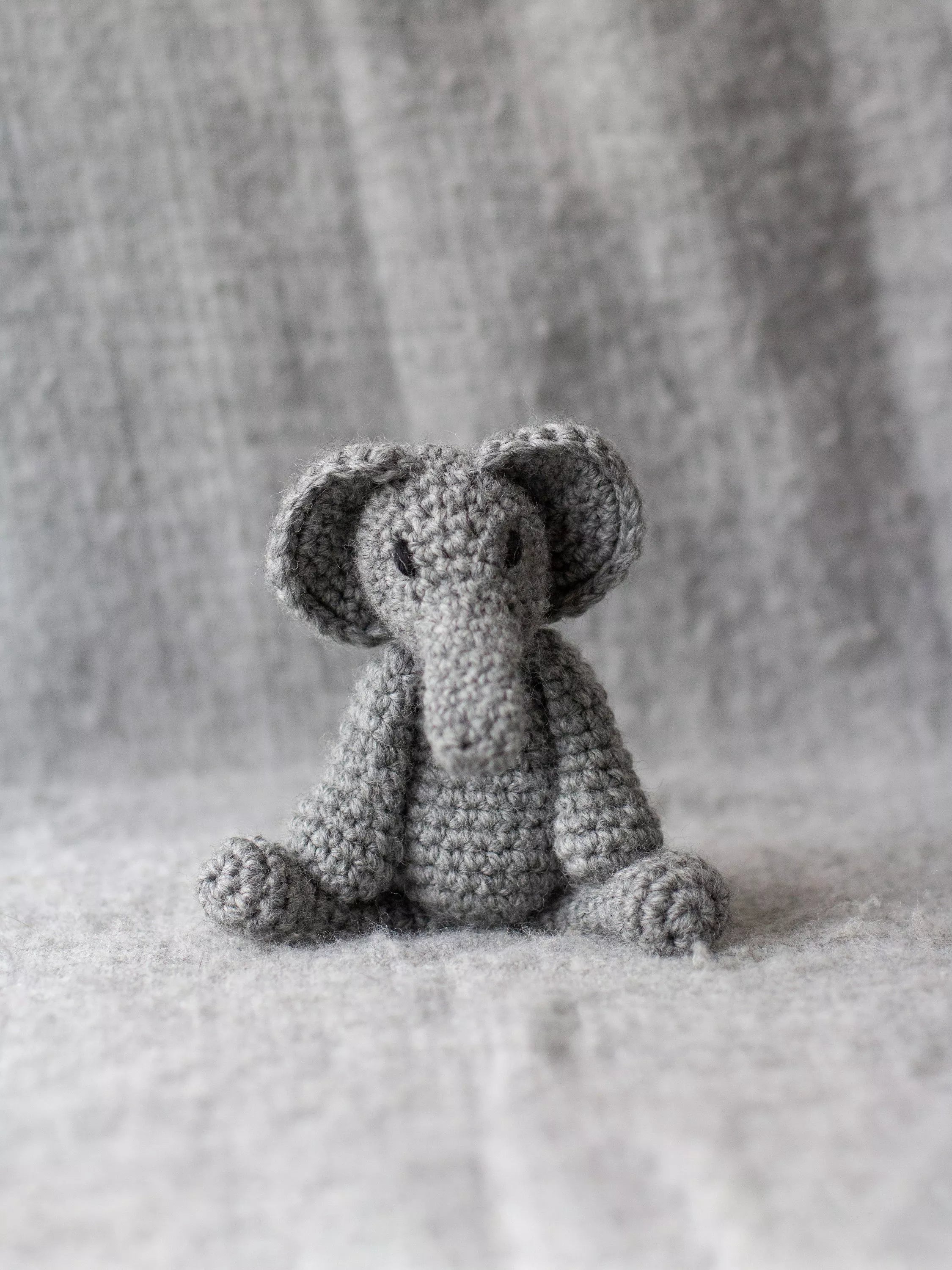 TOFT Mini Bridget the Elephant crochet kit, UK version