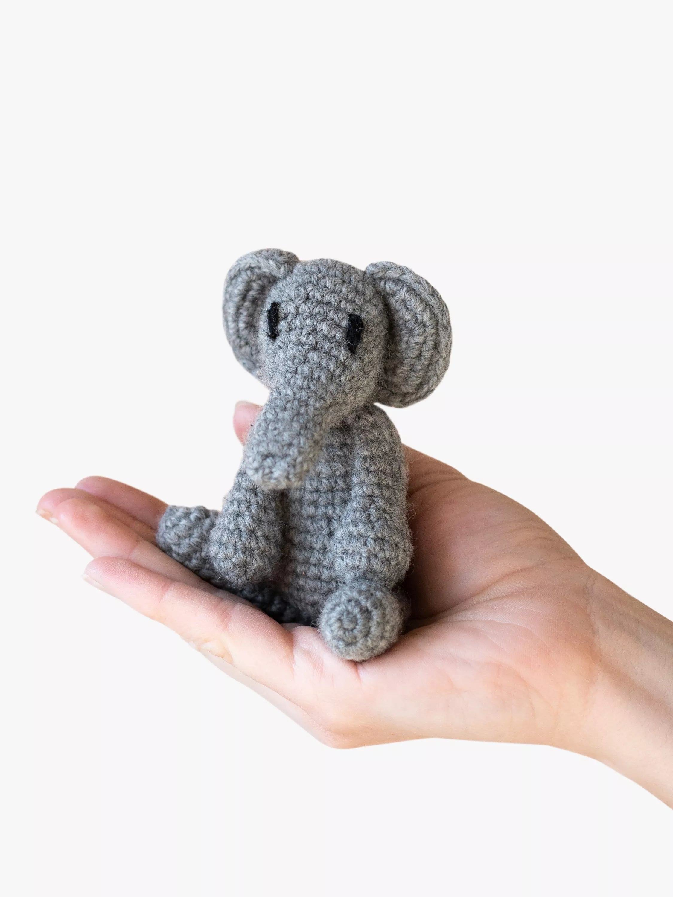 TOFT Mini Bridget the Elephant crochet kit, UK version