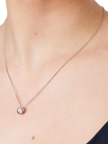 Jools by Jenny Brown cubic zirconia pendant necklace silver, imported from the UK