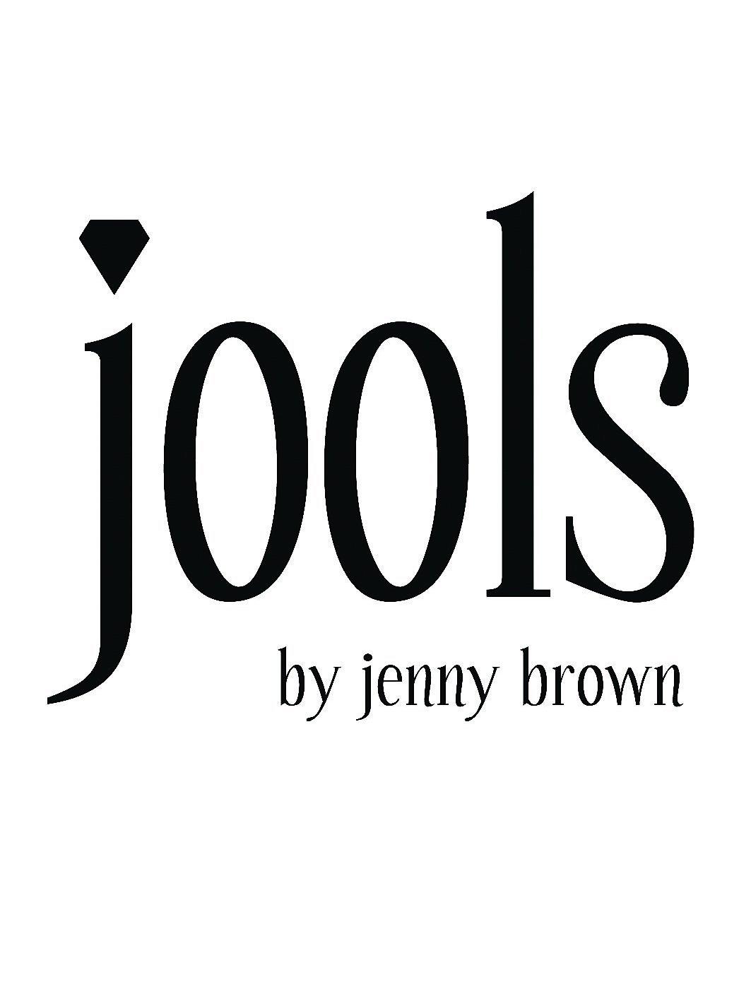 Jools by Jenny Brown cubic zirconia snowflake stud earrings, imported from UK
