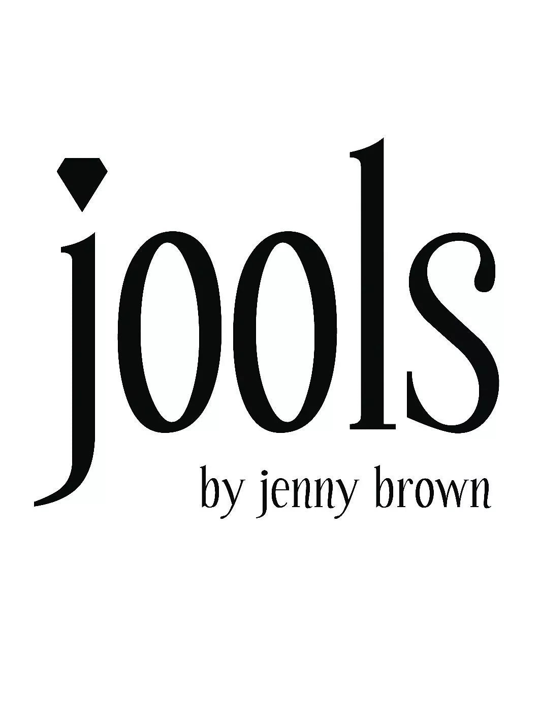 Jools by Jenny Brown cubic zirconia snowflake stud earrings, imported from UK