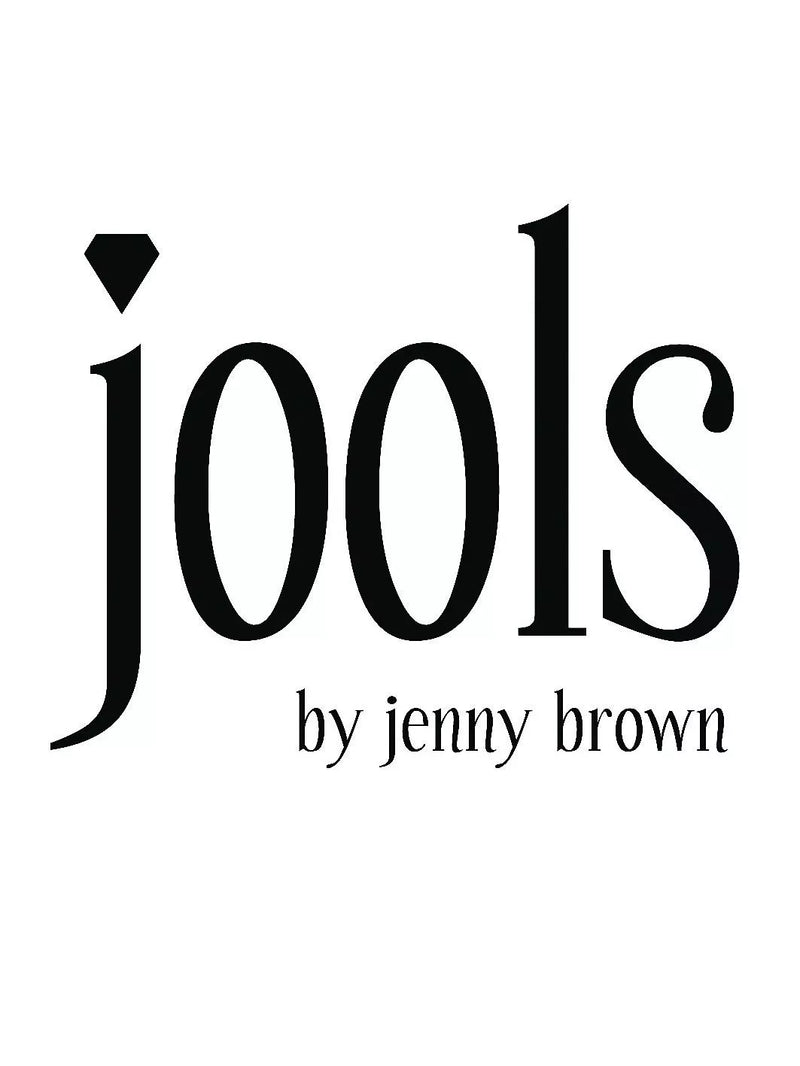 Jools by Jenny Brown cubic zirconia snowflake stud earrings, imported from UK