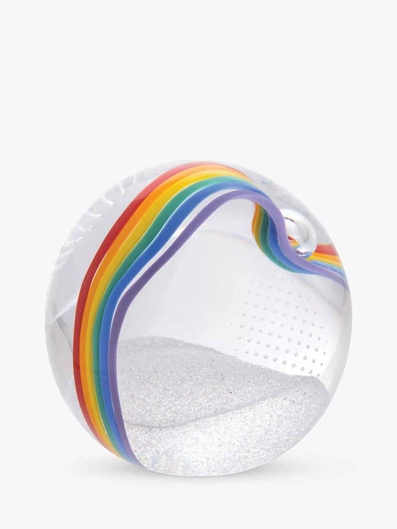 Caithness Chasing Rainbows paperweight 8cm, imported from the UK