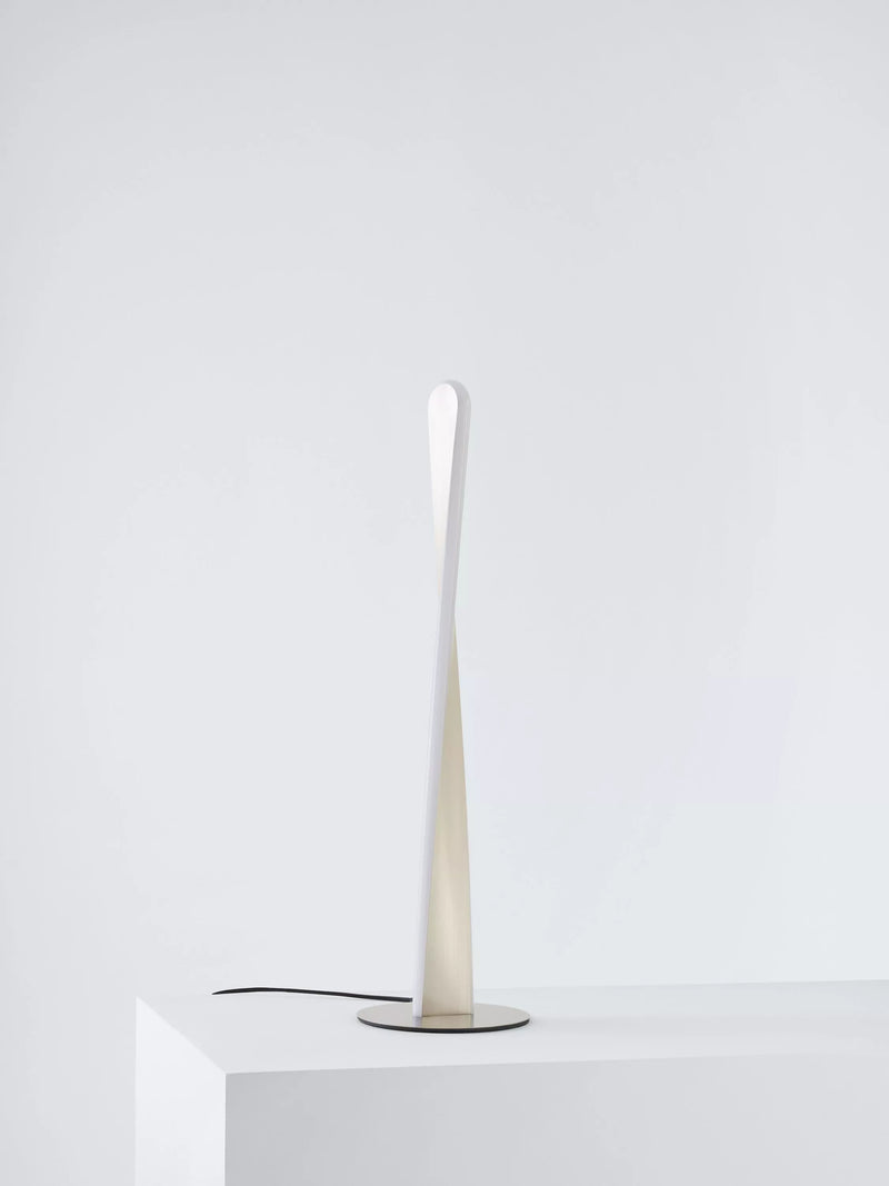 John Lewis Twist LED table lamp brushed chrome 50.5cm, UK version