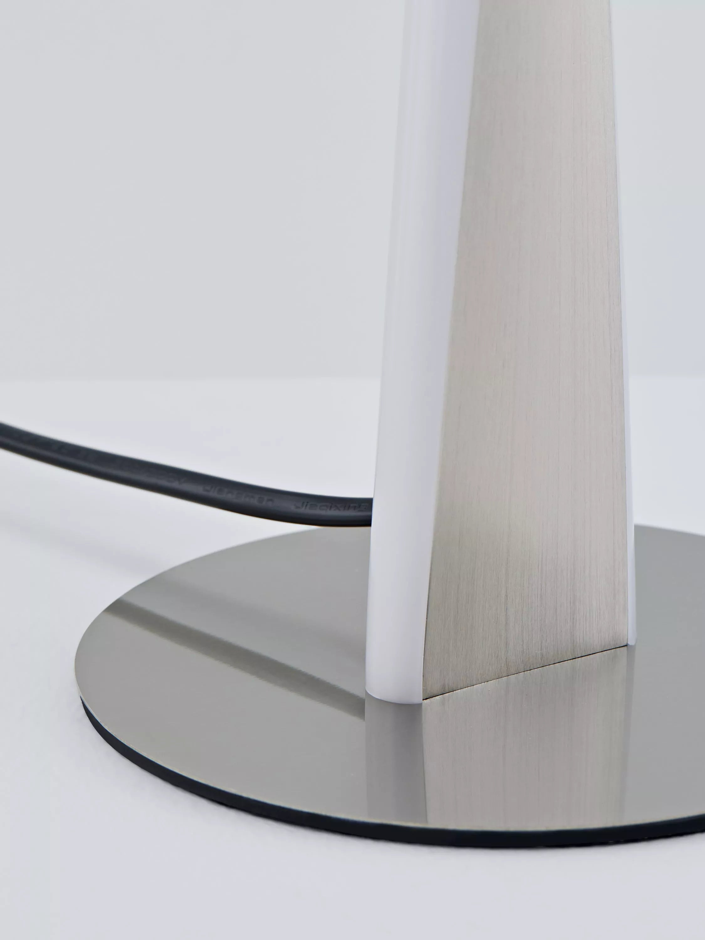 John Lewis Twist LED table lamp brushed chrome 50.5cm, UK version