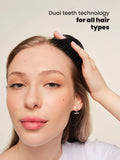 Tangle Teezer scalp exfoliator and massager Onyx Black (British brand)