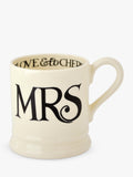 Emma Bridgewater Black Toast mugs set of 2 310ml - British product