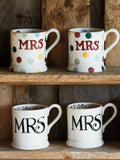 Emma Bridgewater Black Toast mugs set of 2 310ml - British product