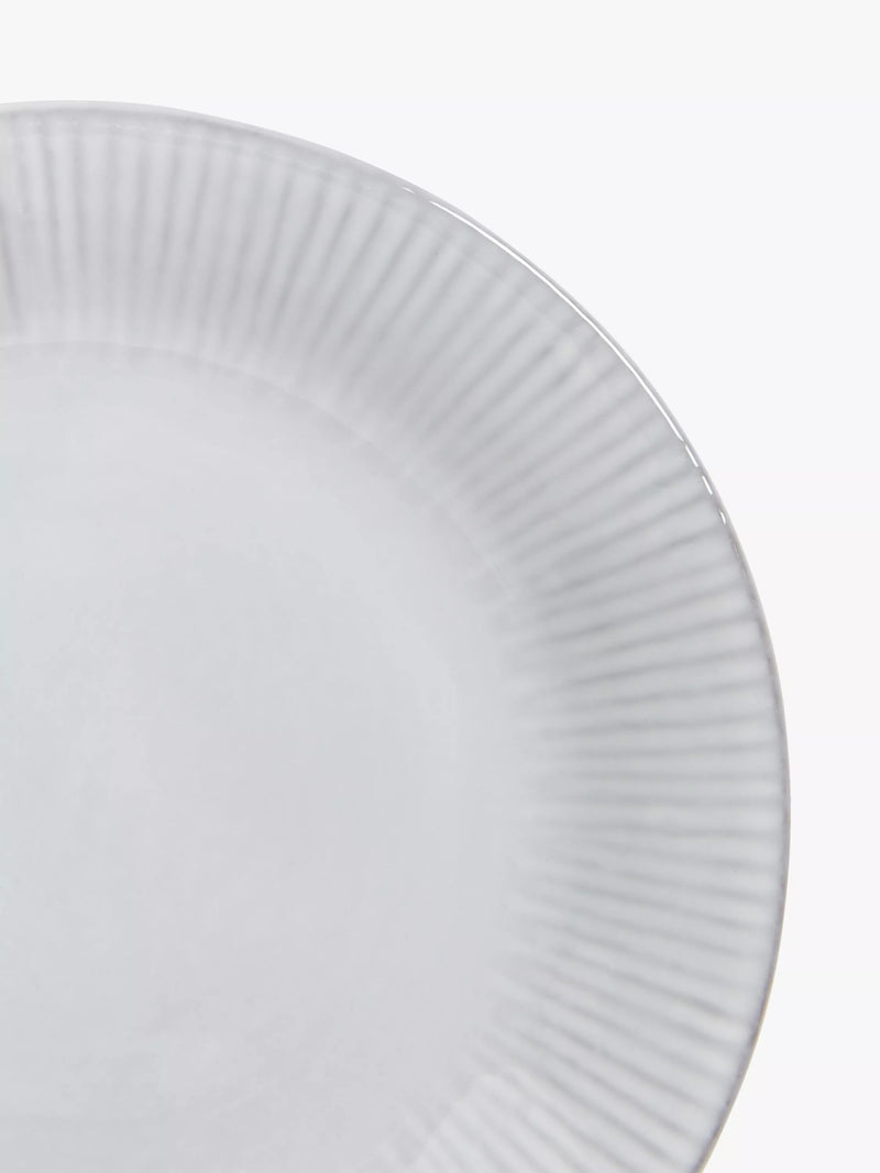 John Lewis stoneware side plate grey 16.3cm - British product