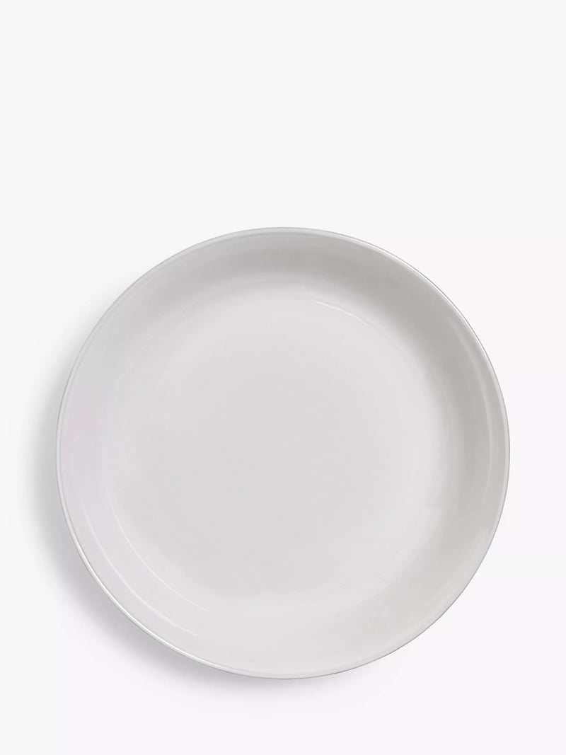 John Lewis stoneware pasta bowl 22.5cm grey, UK version