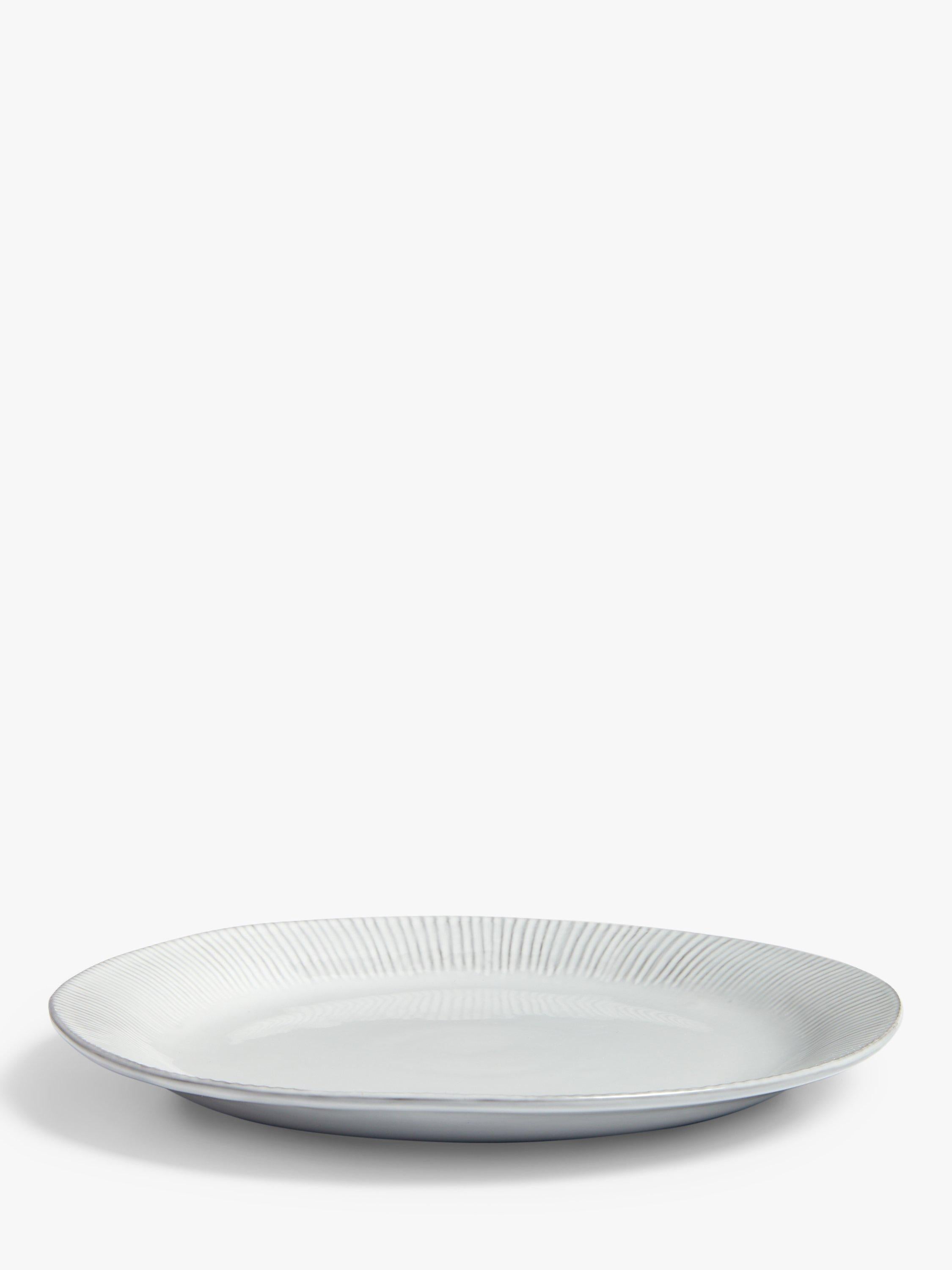 John Lewis Leckford stoneware dinner plate 27.8cm, imported from the UK