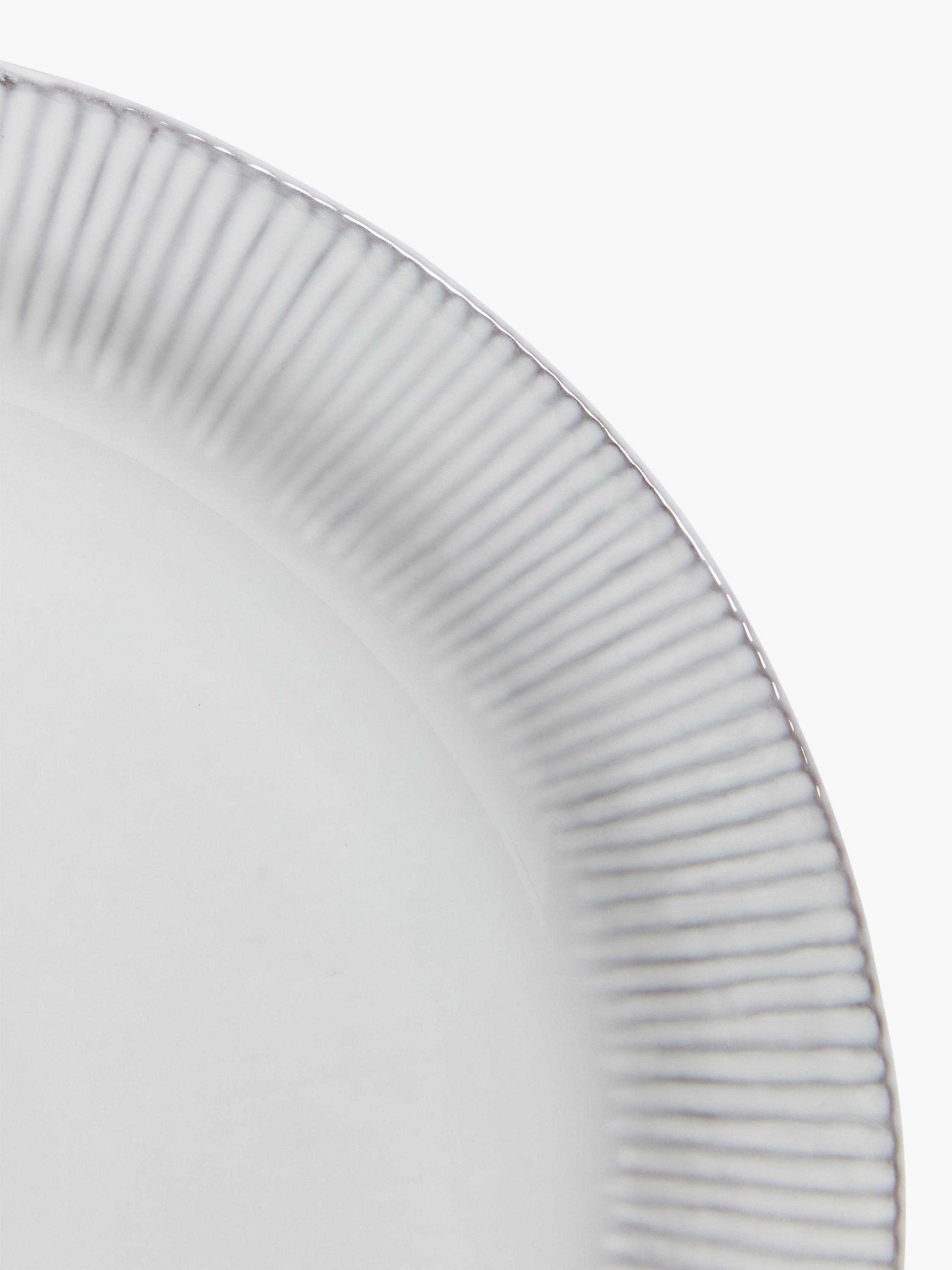 John Lewis Leckford stoneware dinner plate 27.8cm, imported from the UK