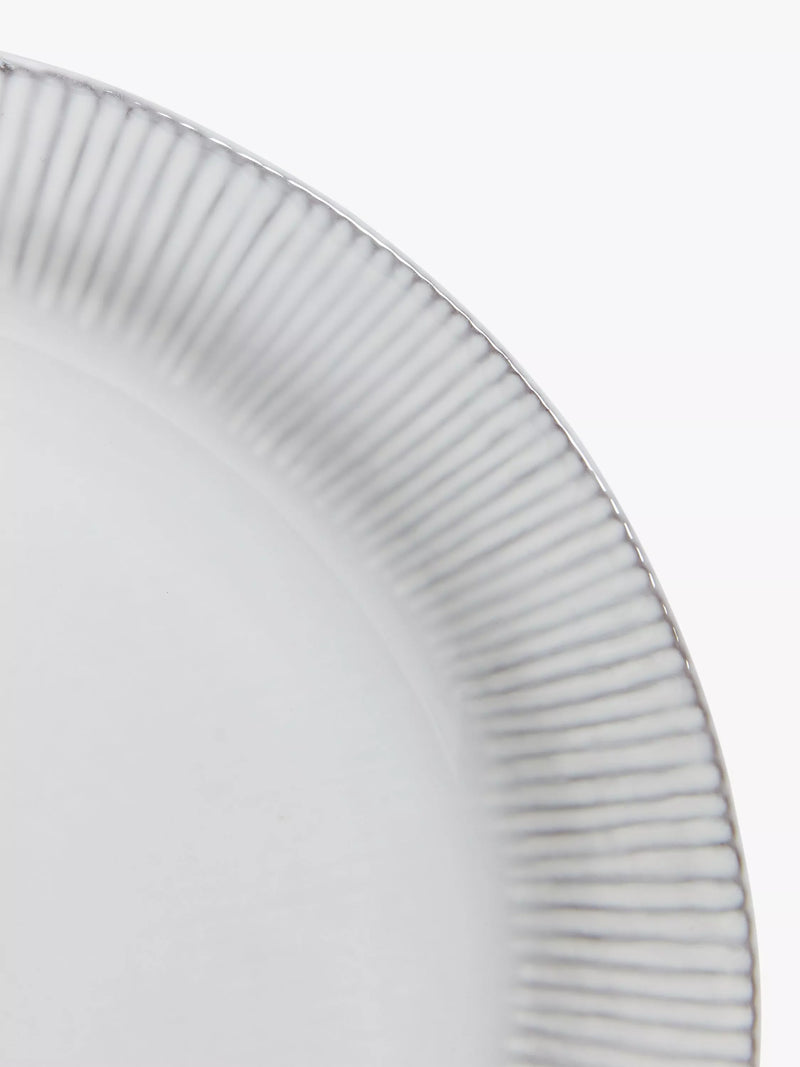 John Lewis Leckford stoneware dinner plate 27.8cm, imported from the UK