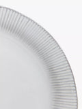 John Lewis Leckford stoneware salad plate grey 21.8cm - British product