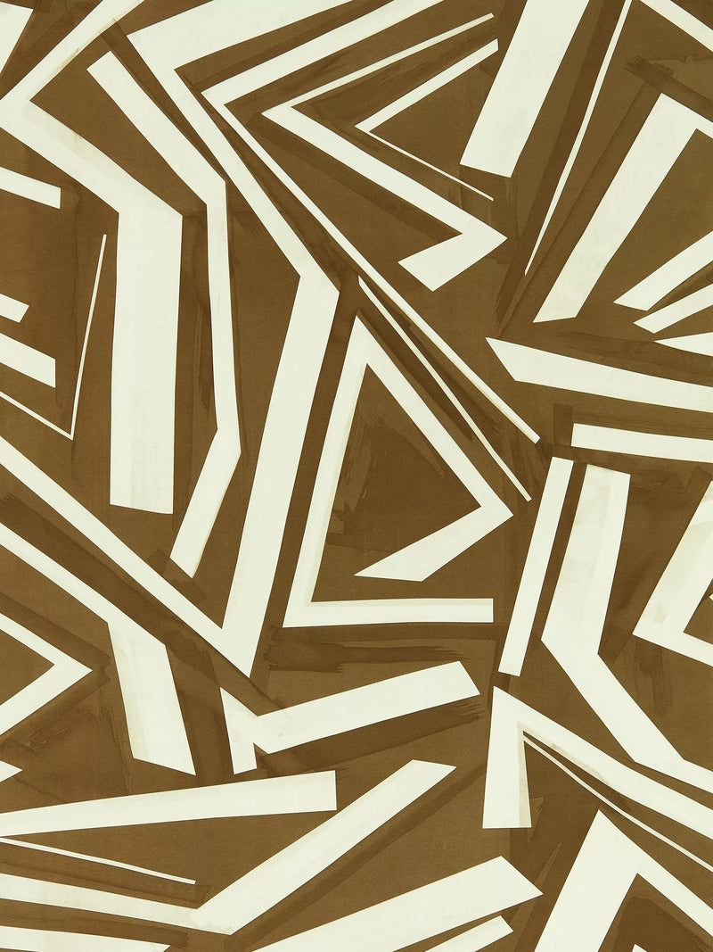 Harlequin Transverse Wallpaper with angular pattern, UK version
