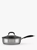 John Lewis 'The Pan' Stainless Steel Lidded Non-Stick Saute Pan, 24cm