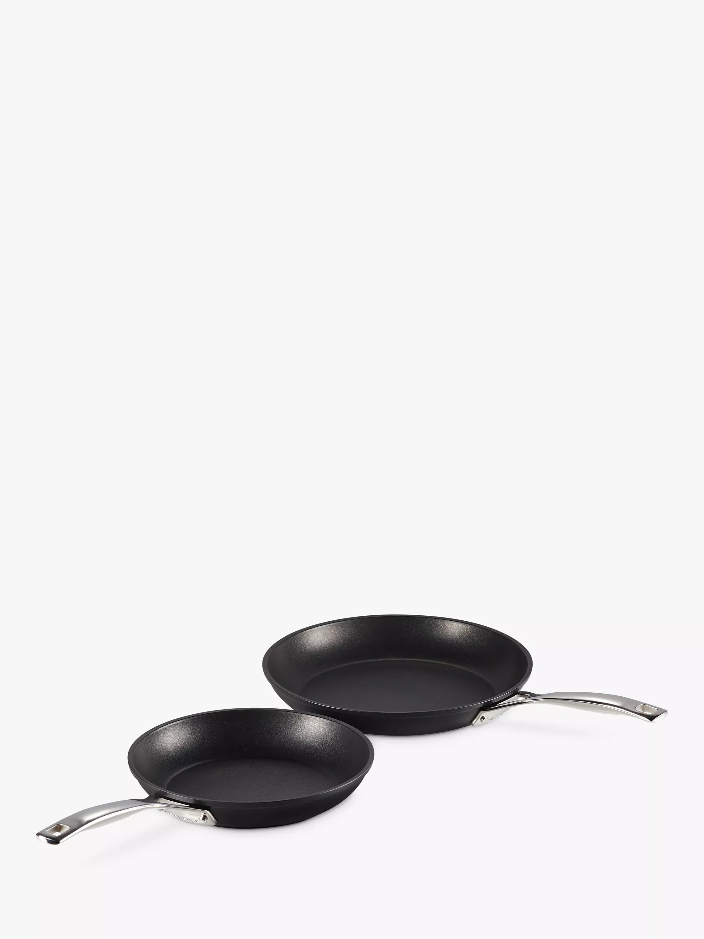 Le Creuset toughened non-stick shallow frying pans set, 24cm and 28cm, UK version