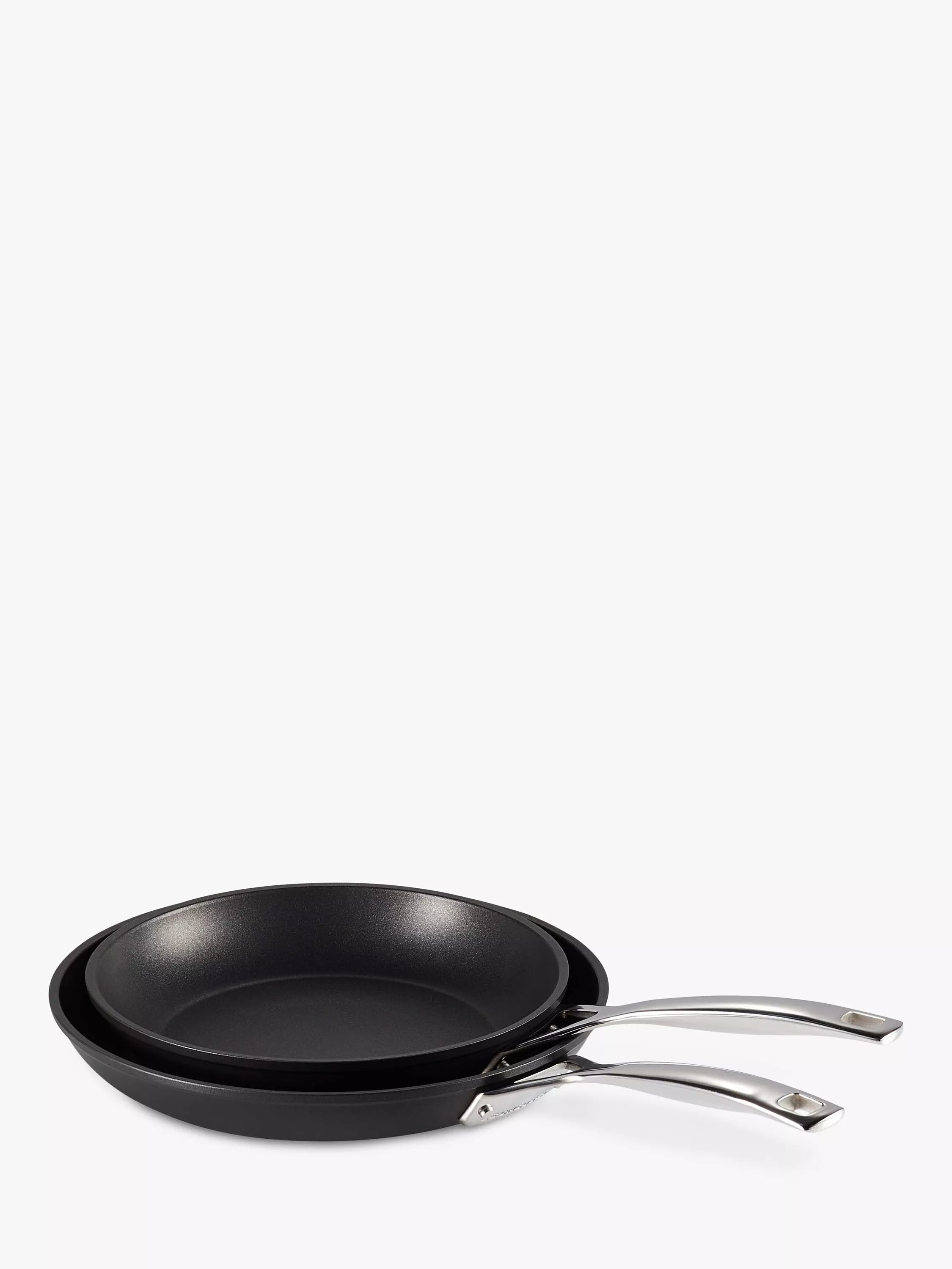 Le Creuset toughened non-stick shallow frying pans set, 24cm and 28cm, UK version