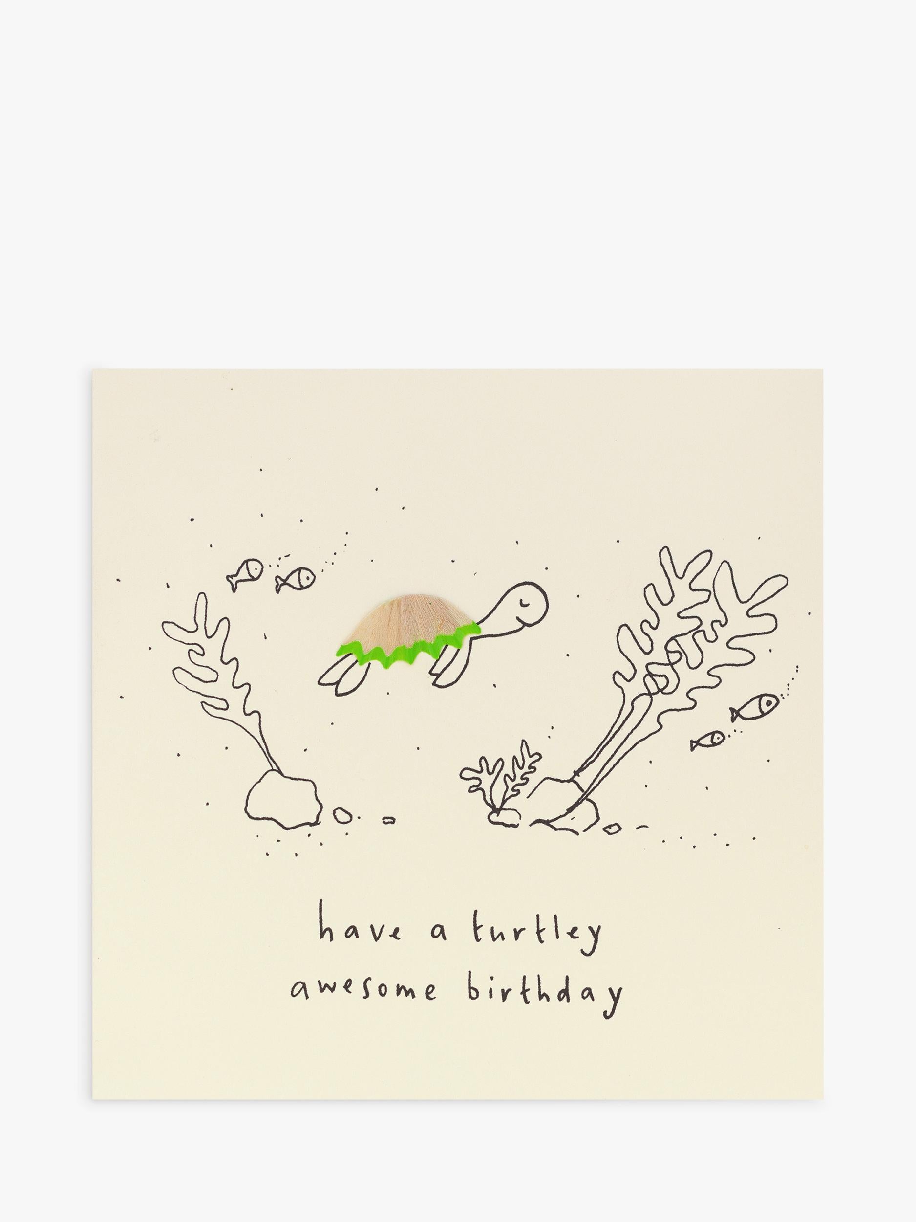 Ruth Jackson Turtle Birthday Card