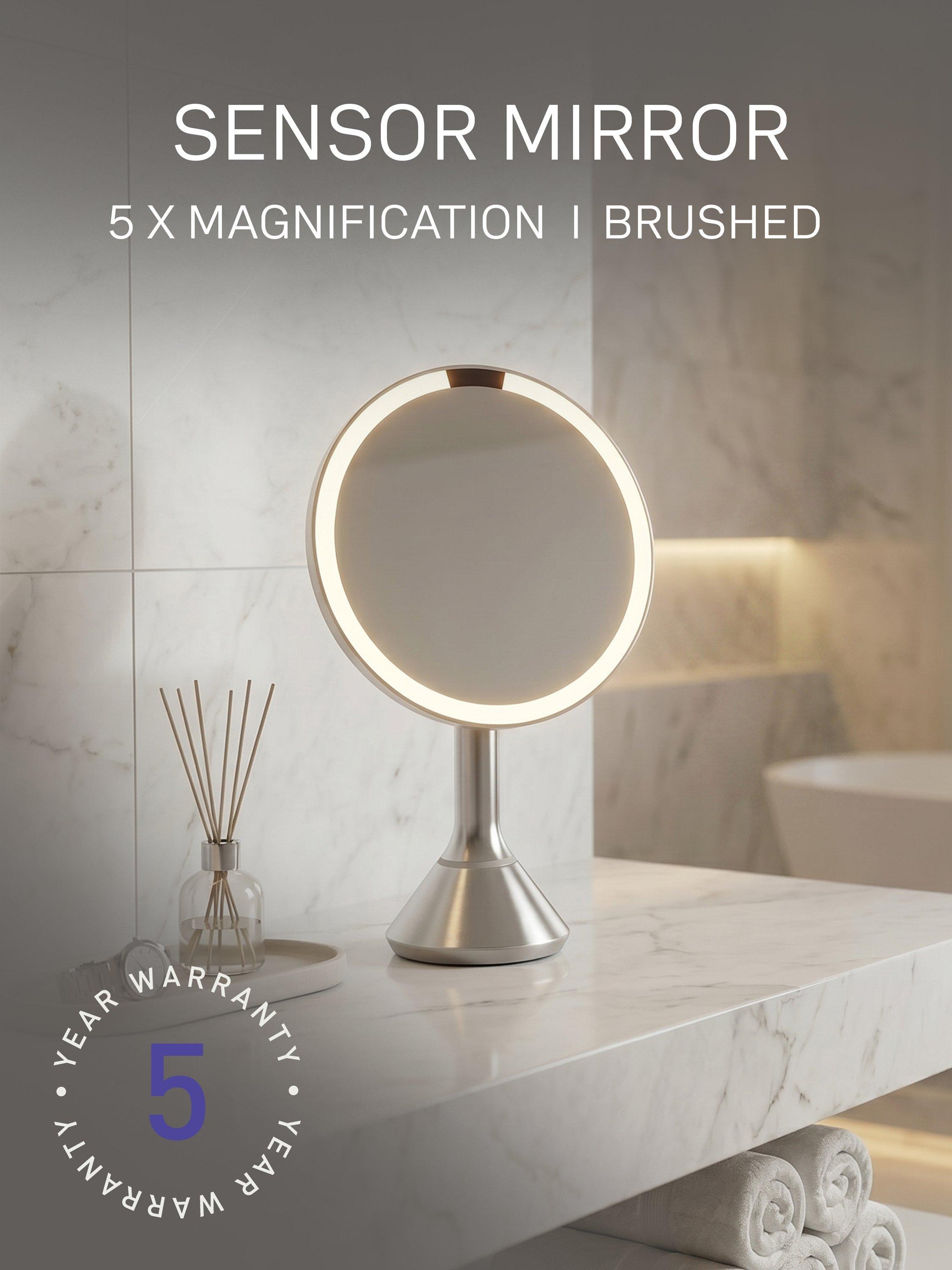 Simplehuman sensor beauty mirror 20cm LED, UK version