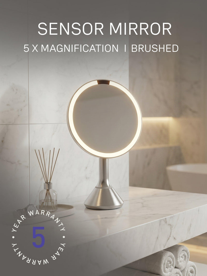 Simplehuman sensor beauty mirror 20cm LED, UK version