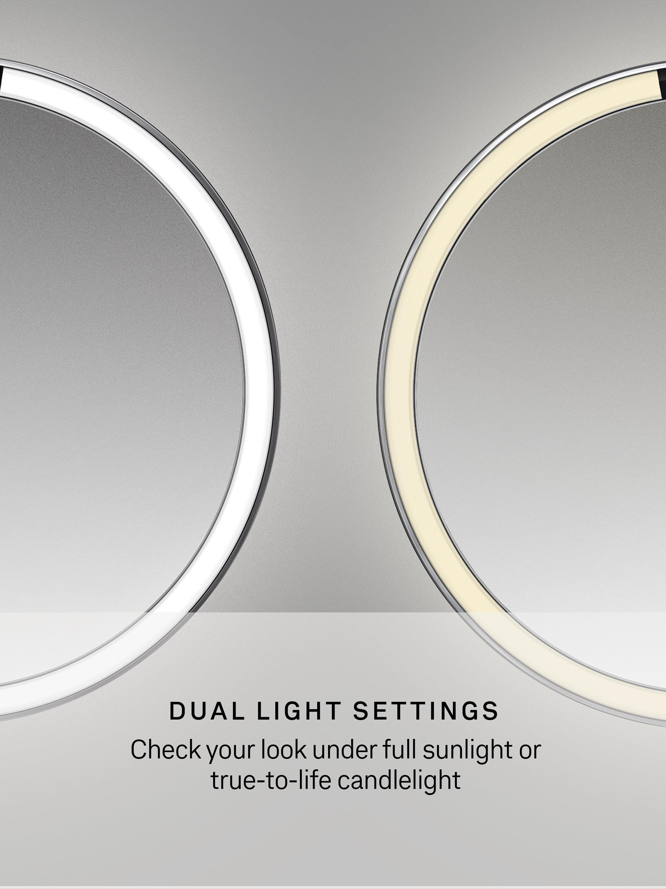 Simplehuman sensor beauty mirror 20cm LED, UK version
