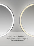 Simplehuman sensor beauty mirror 20cm LED, UK version