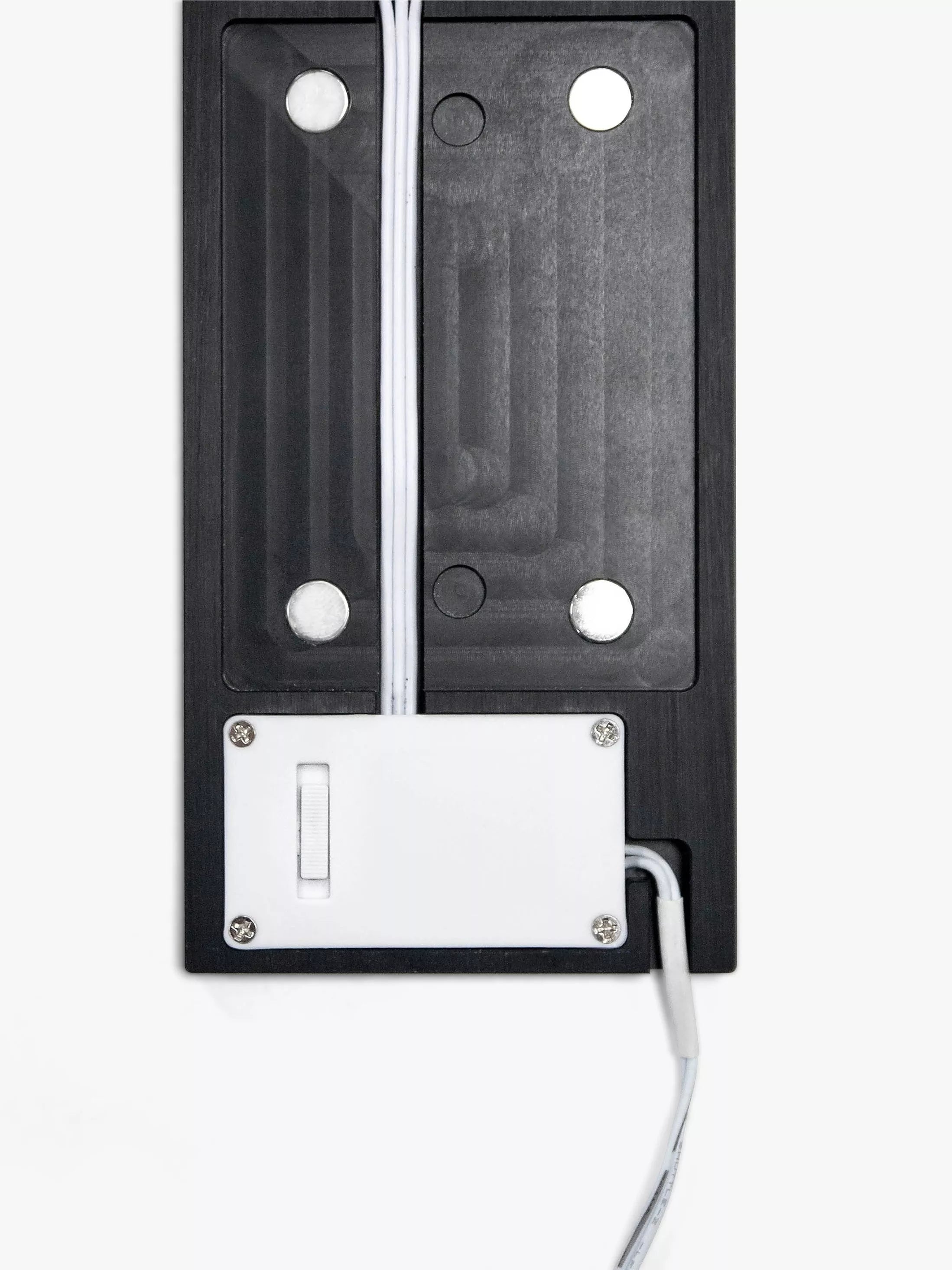 Sensio Astro Trio Tone LED under cabinet light in brushed aluminium, imported from the UK