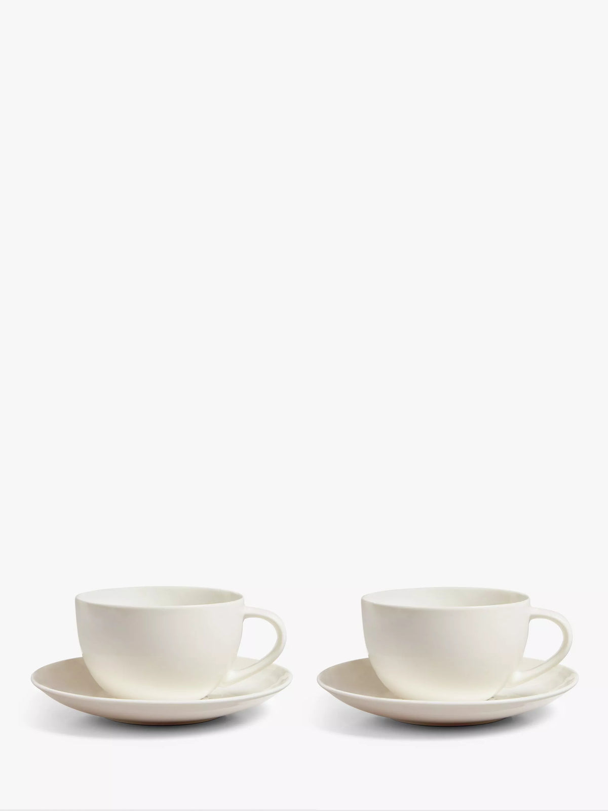 John Lewis Wave fine china cup and saucer set 225ml (British brand)