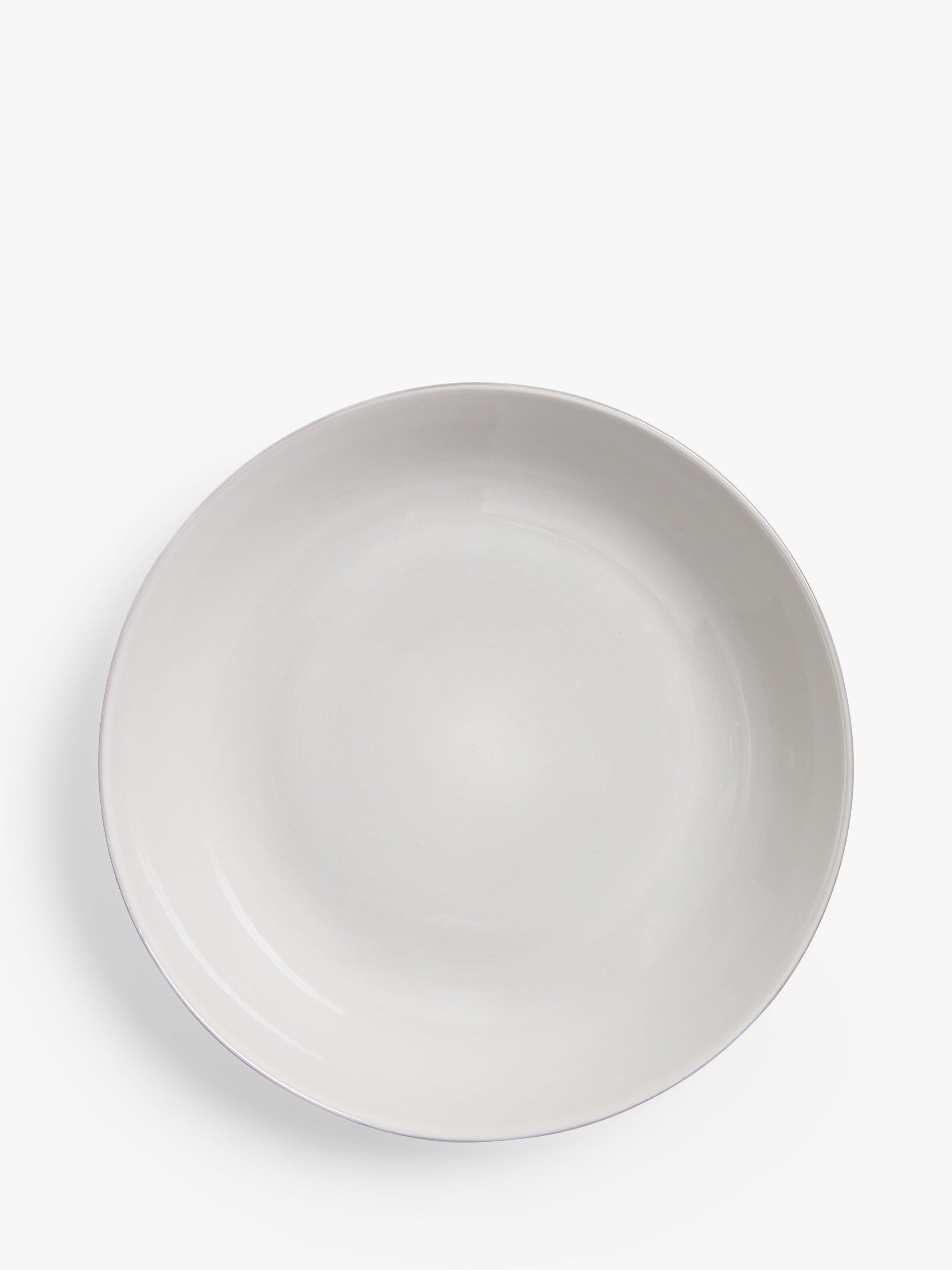 John Lewis grey stoneware low serving bowl 27cm, UK version