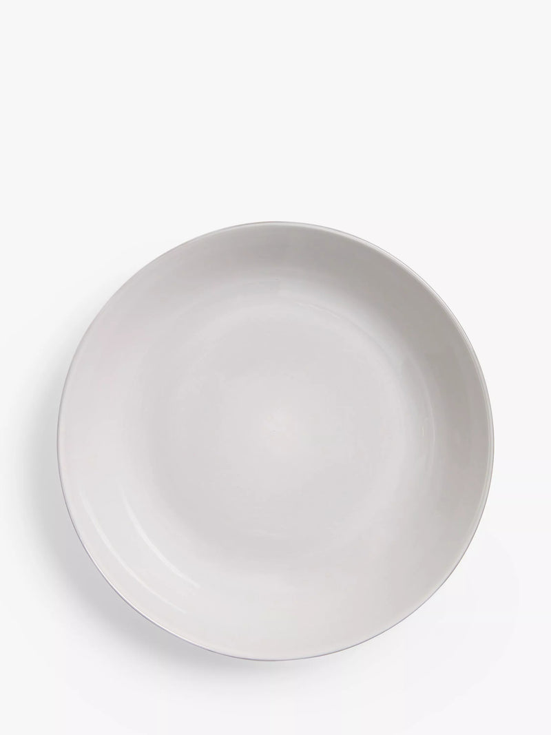 John Lewis grey stoneware low serving bowl 27cm, UK version
