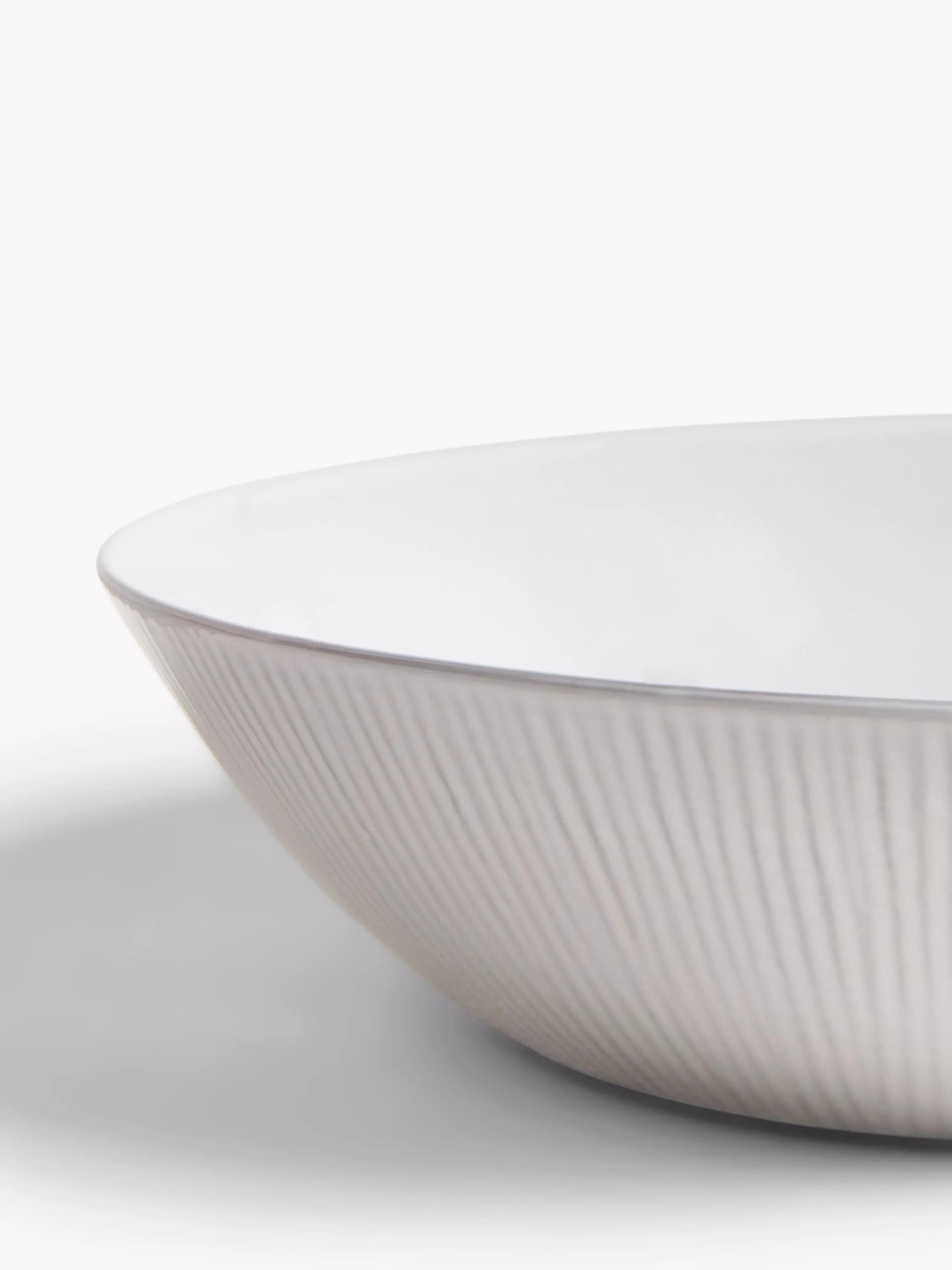 John Lewis grey stoneware low serving bowl 27cm, UK version