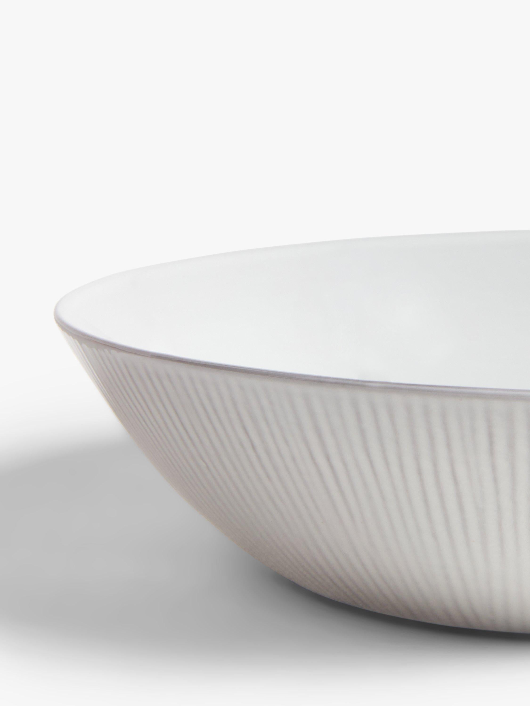 John Lewis grey stoneware low serving bowl 27cm, UK version