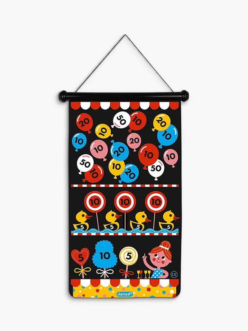 Janod magnetic carnival dartboard for kids (British brand)