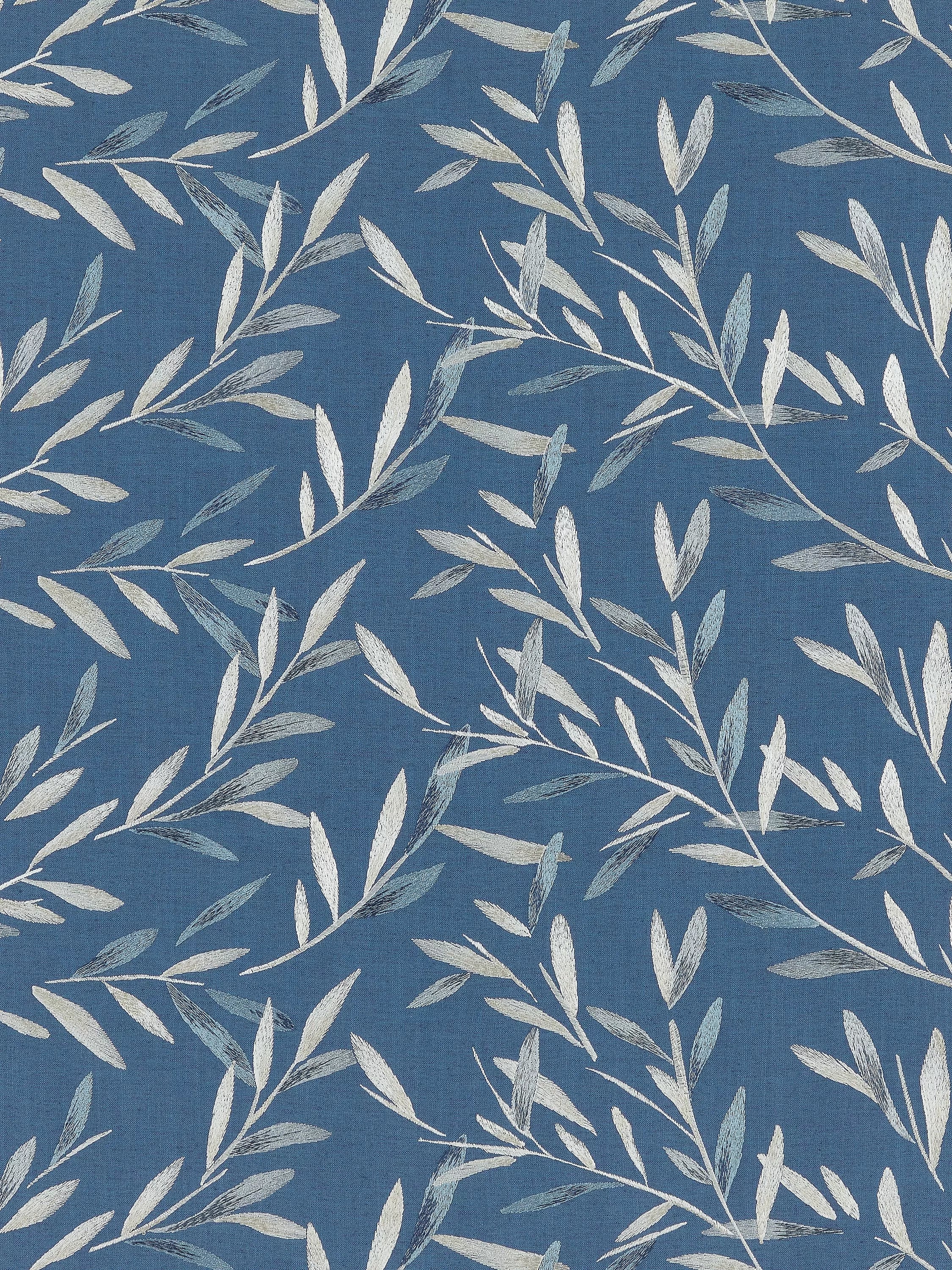 John Lewis Langley Leaf Embroidery Furnishing Fabric