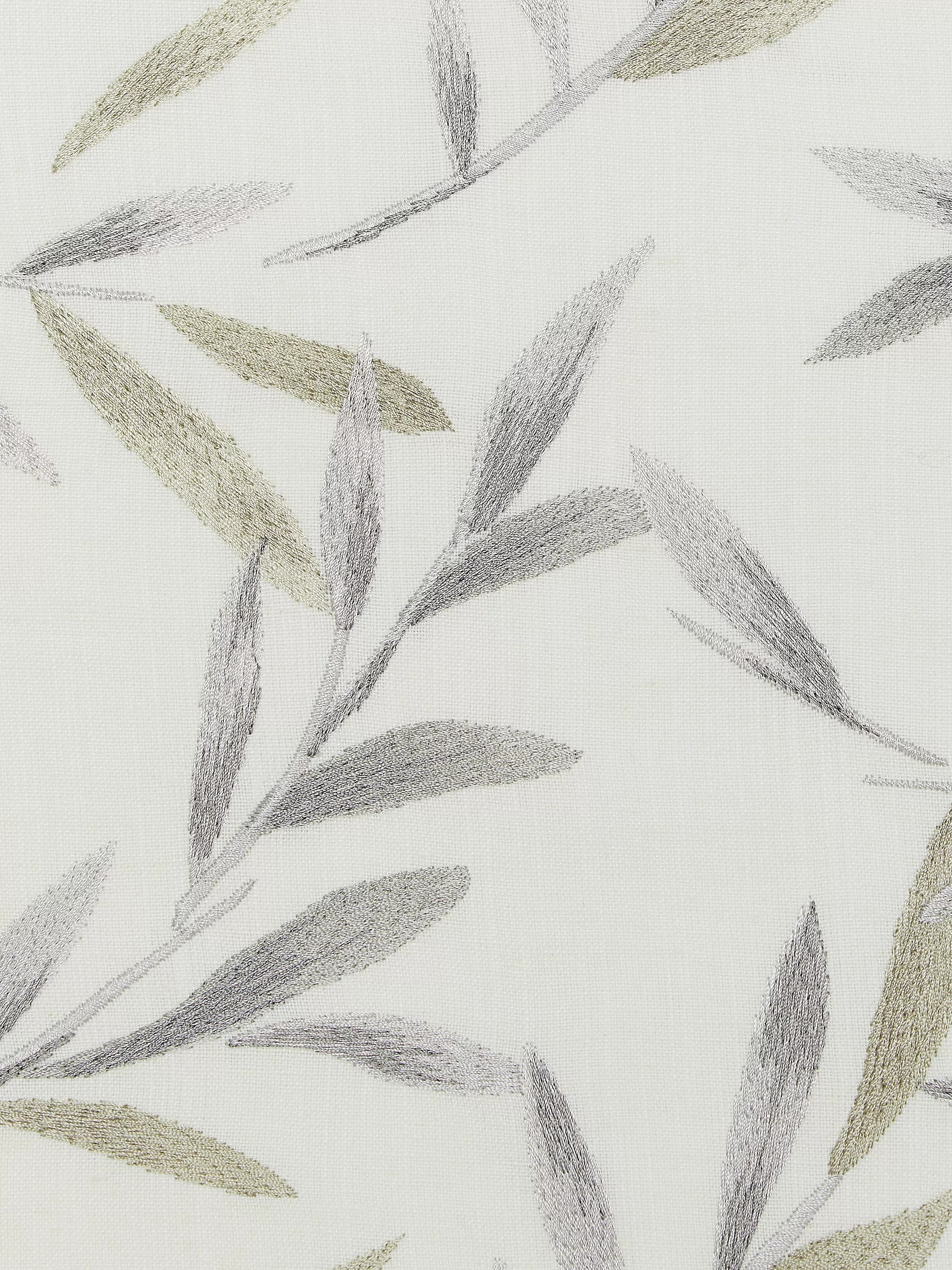 John Lewis Langley Leaf Embroidery Furnishing Fabric