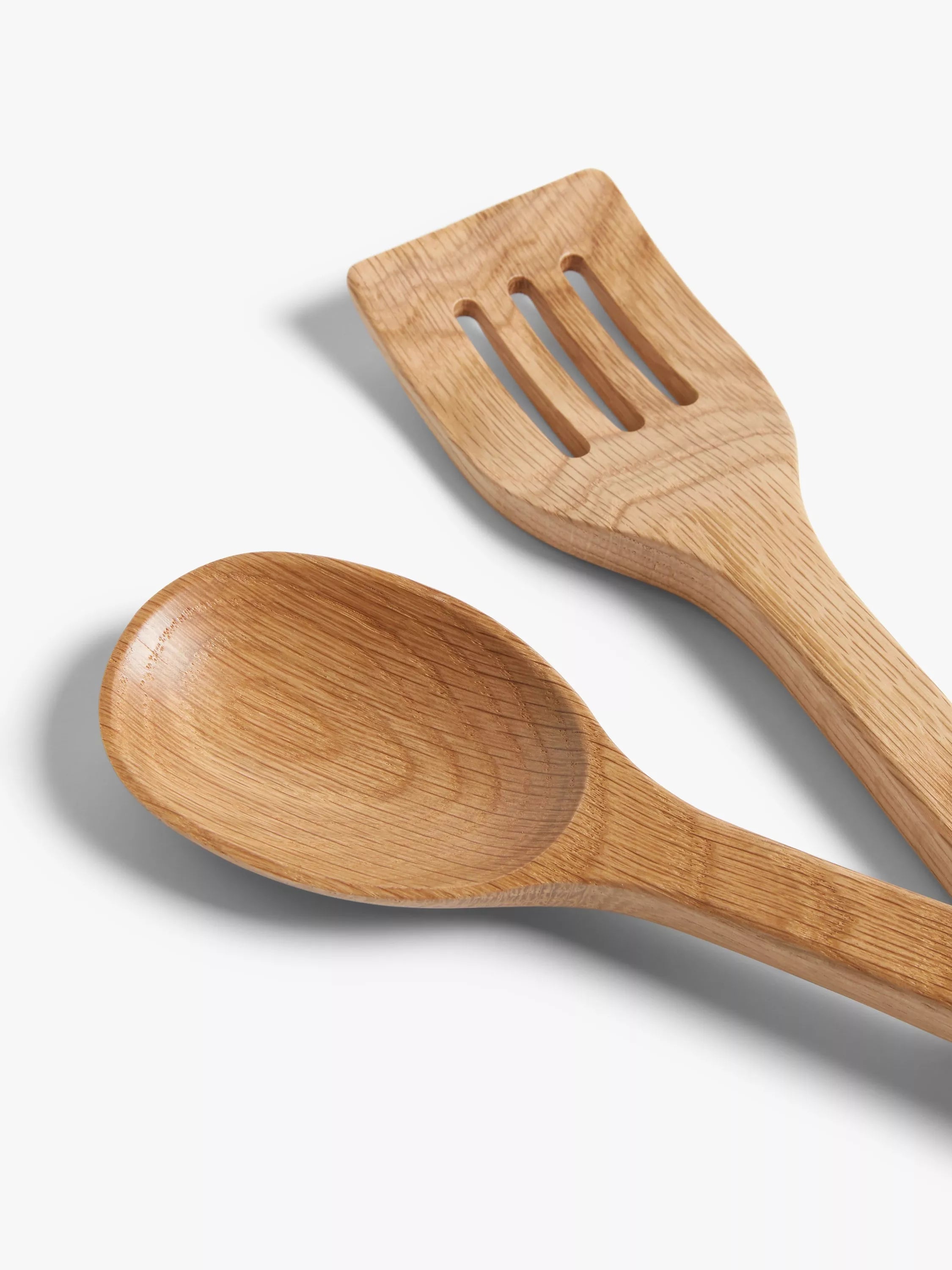 John Lewis oak salad servers pair, UK version