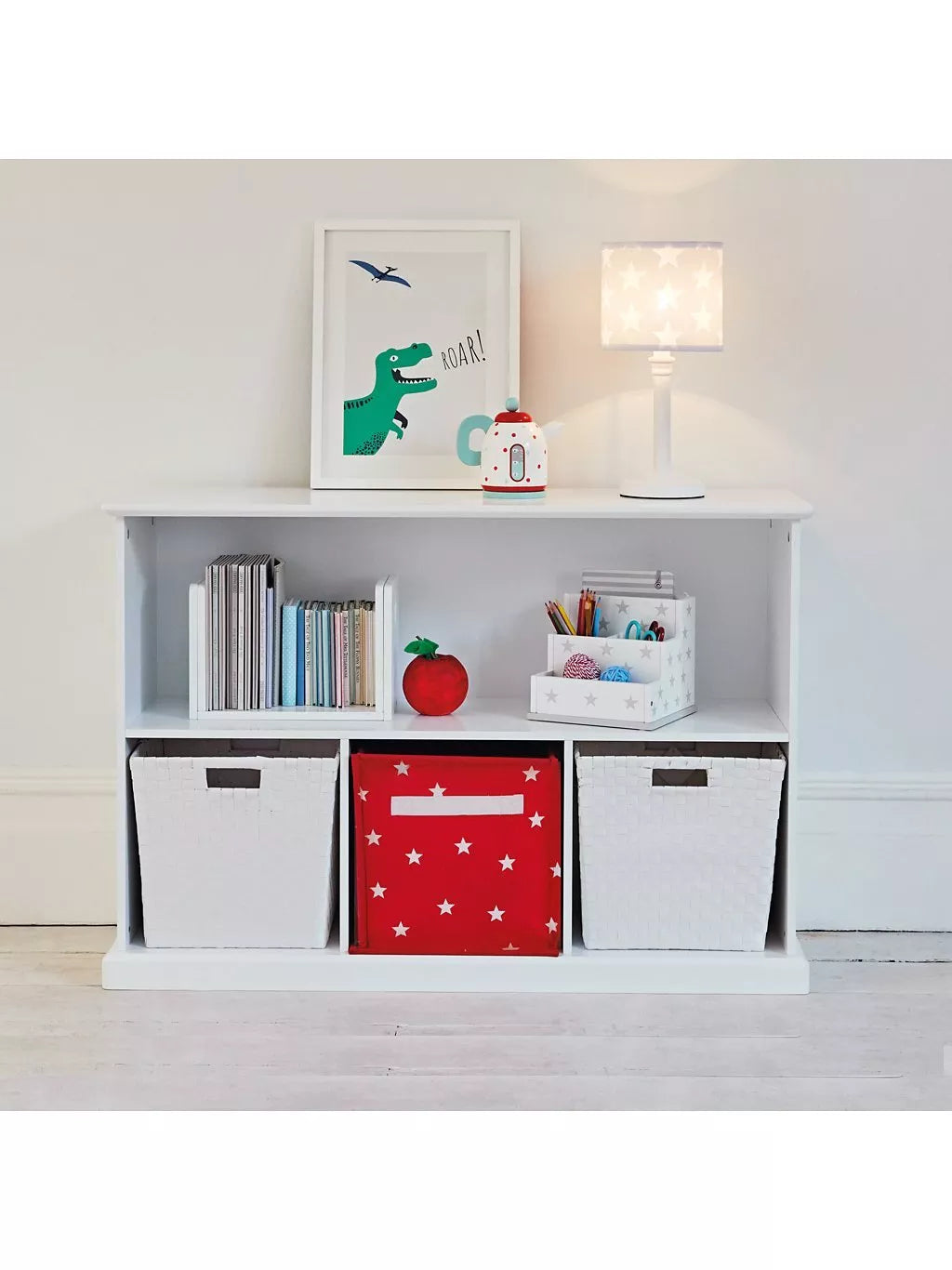 GLTC Abbeville white cube storage unit (British brand)