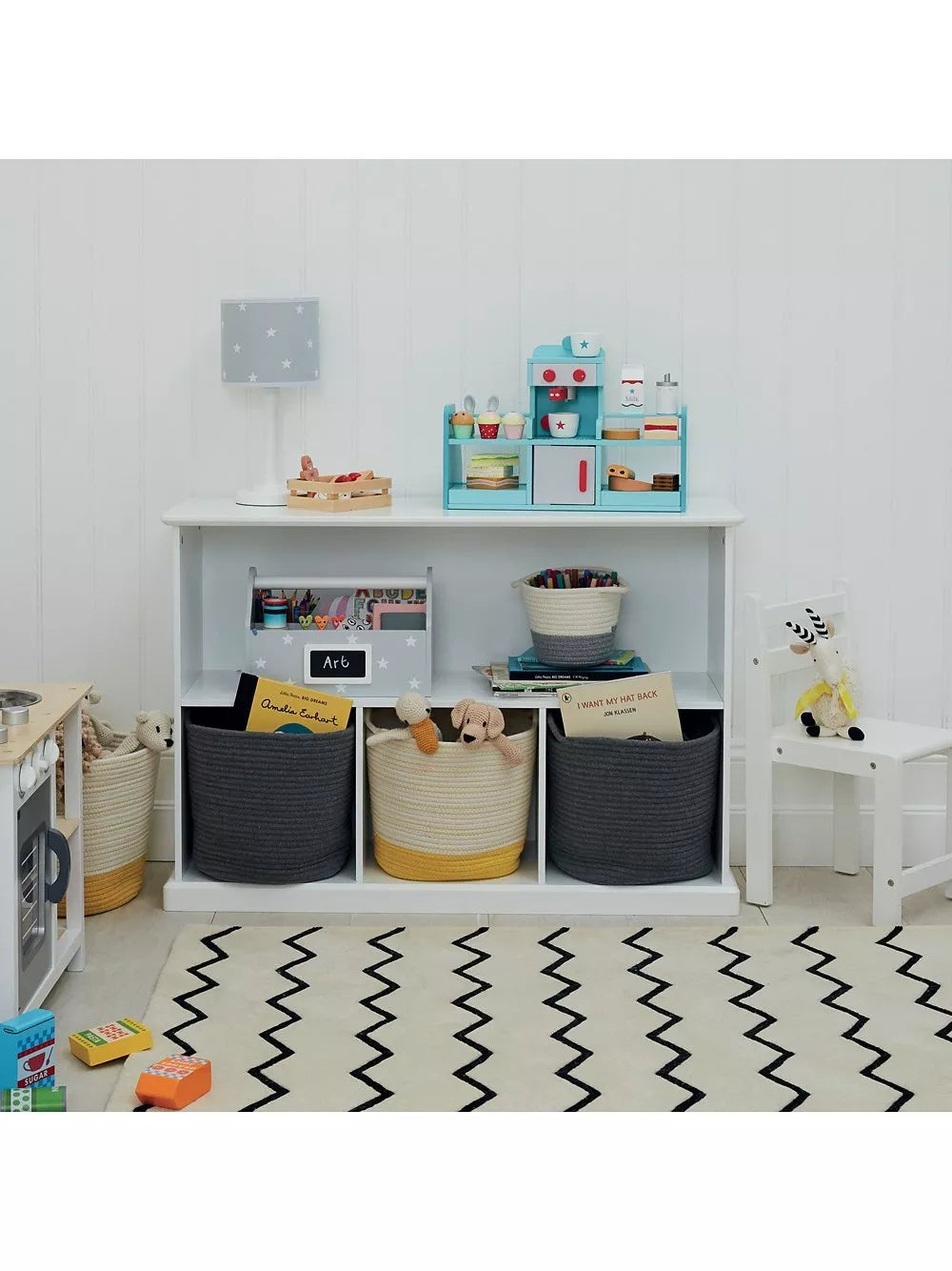 GLTC Abbeville white cube storage unit (British brand)