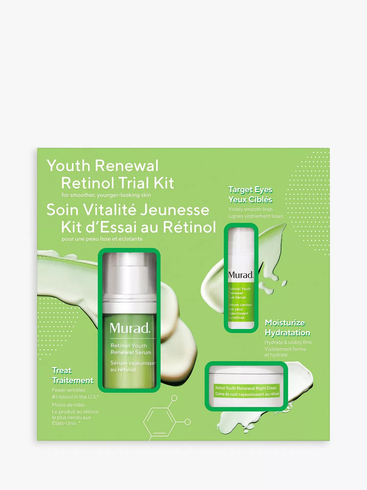Murad skincare gift set retinol trial kit (British brand)