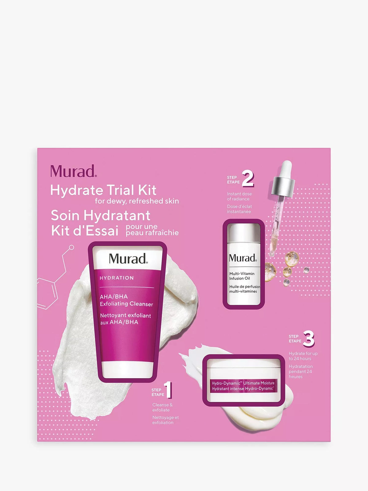 Murad Hydrate Trial Kit skincare gift set (British brand)