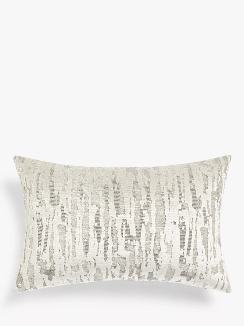 John Lewis Husk Velvet Cushion - Green